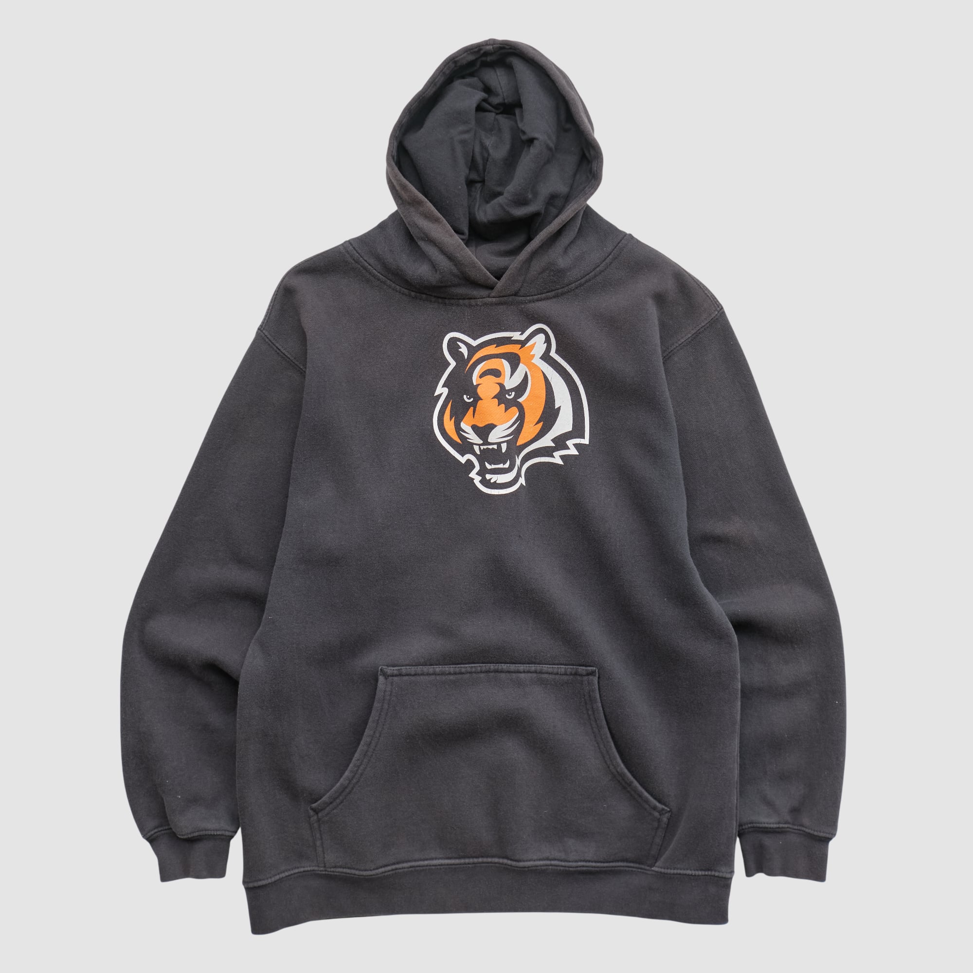 Cincinnati Bengals Reebok 2000s Hooded Pullover Sweatshirt - Black - XS