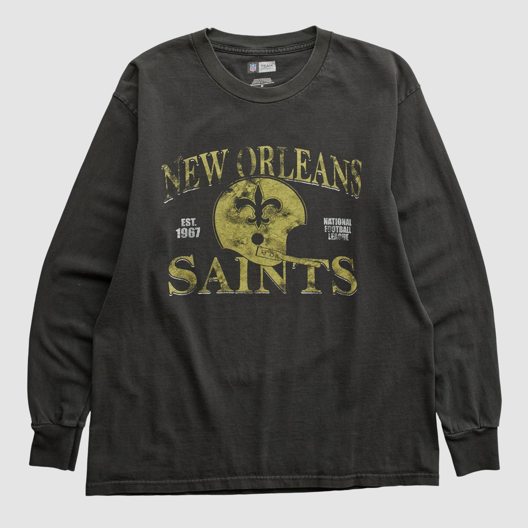 New Orleans Saints NFL 2010s Long Sleeve T-shirt - Black - S