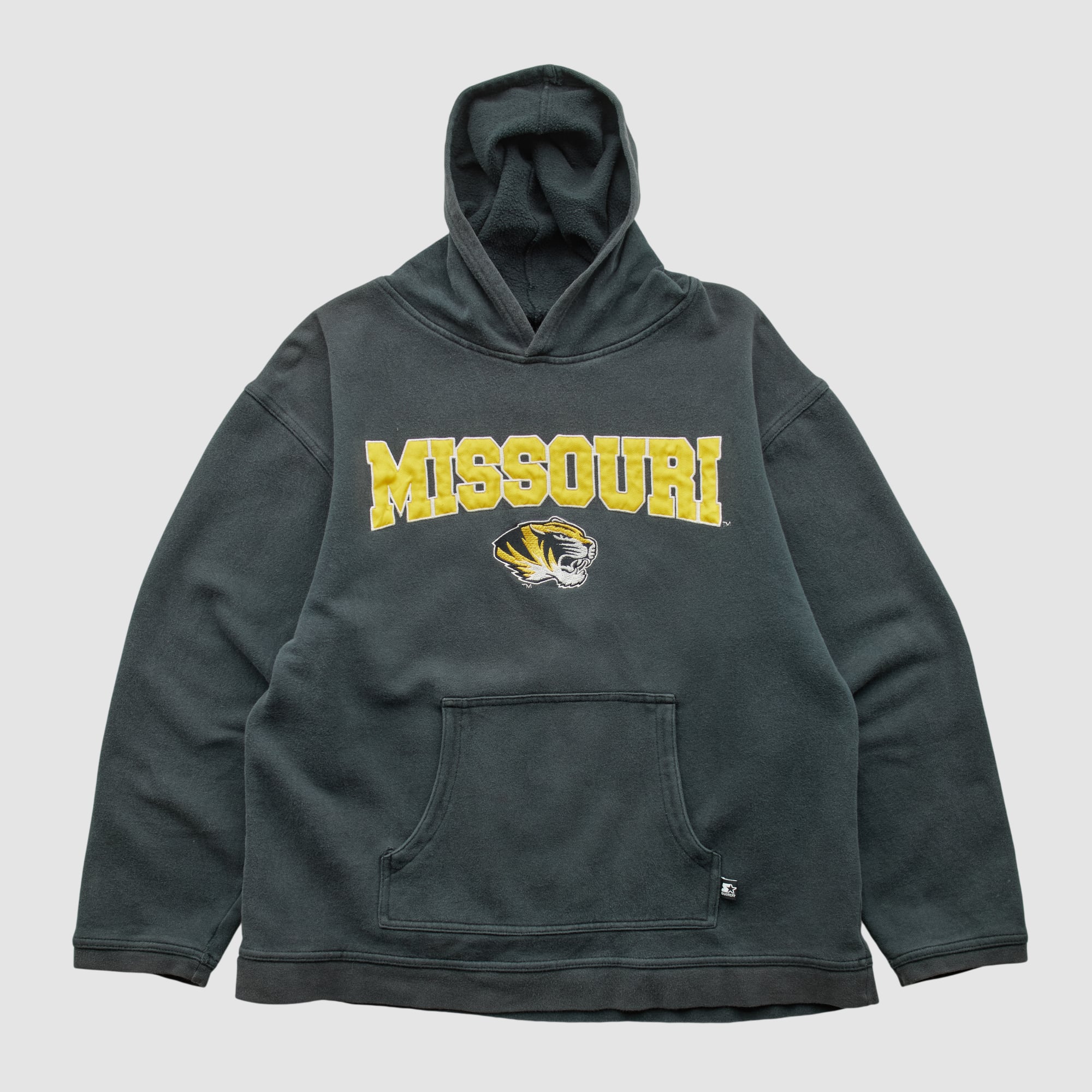 Missouri Tigers Starter 2010s Hooded Pullover Sweatshirt - Black - S