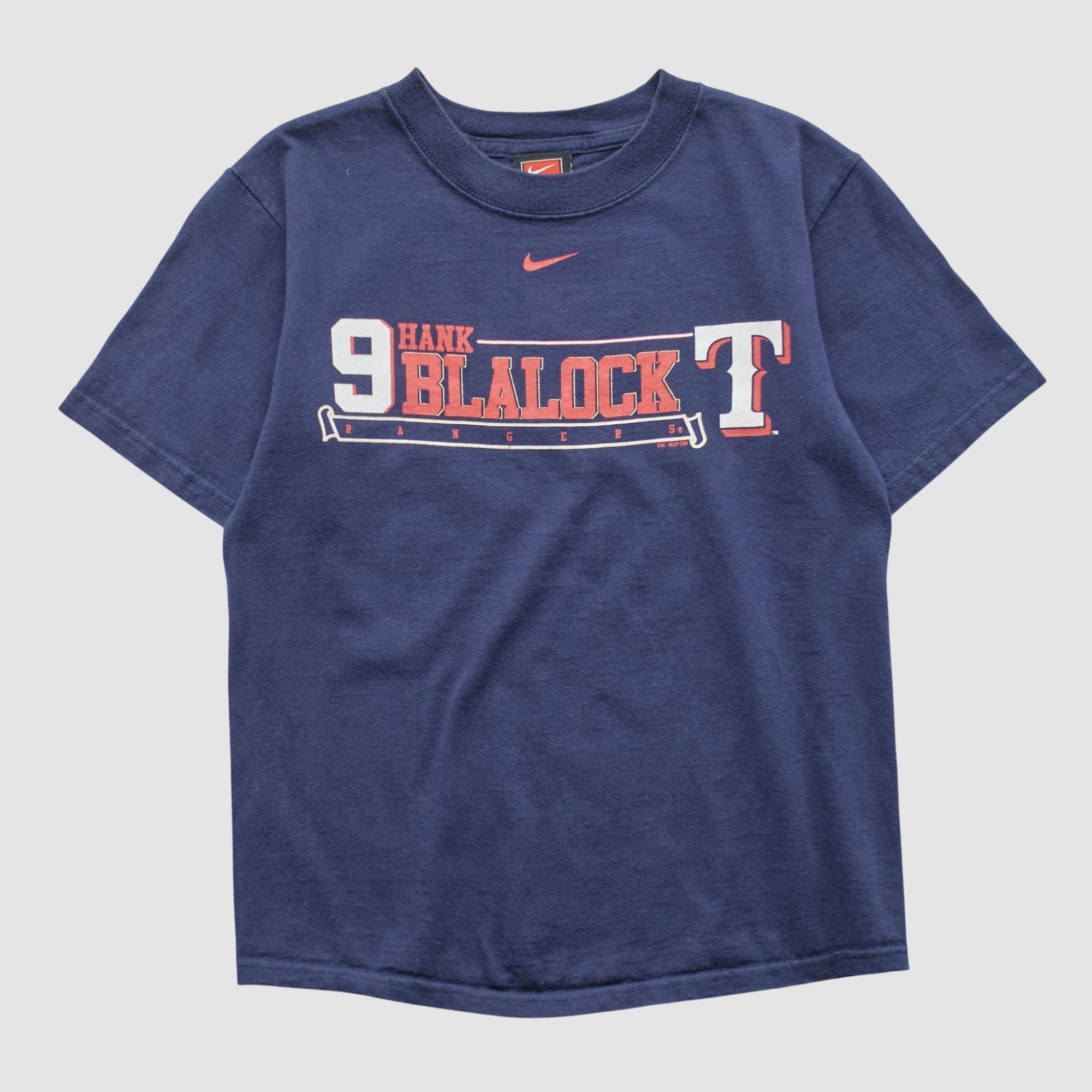 Hank Blalock Nike 2000s T-shirt - Navy - XS