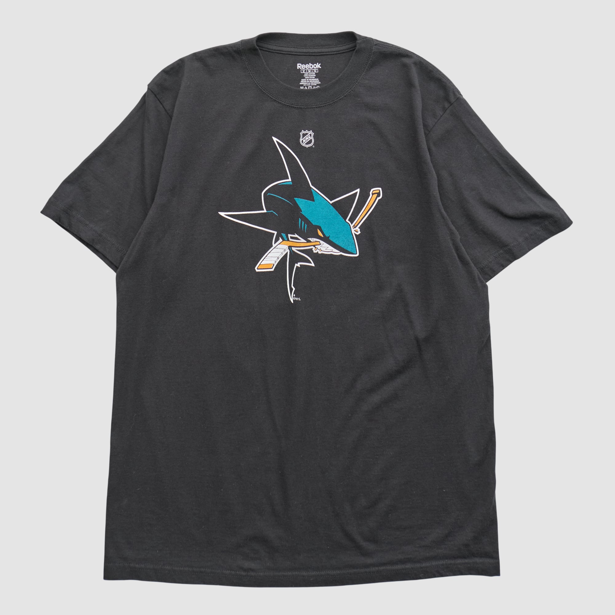 San Jose Sharks Reebok 2000s T-shirt - Black - M
