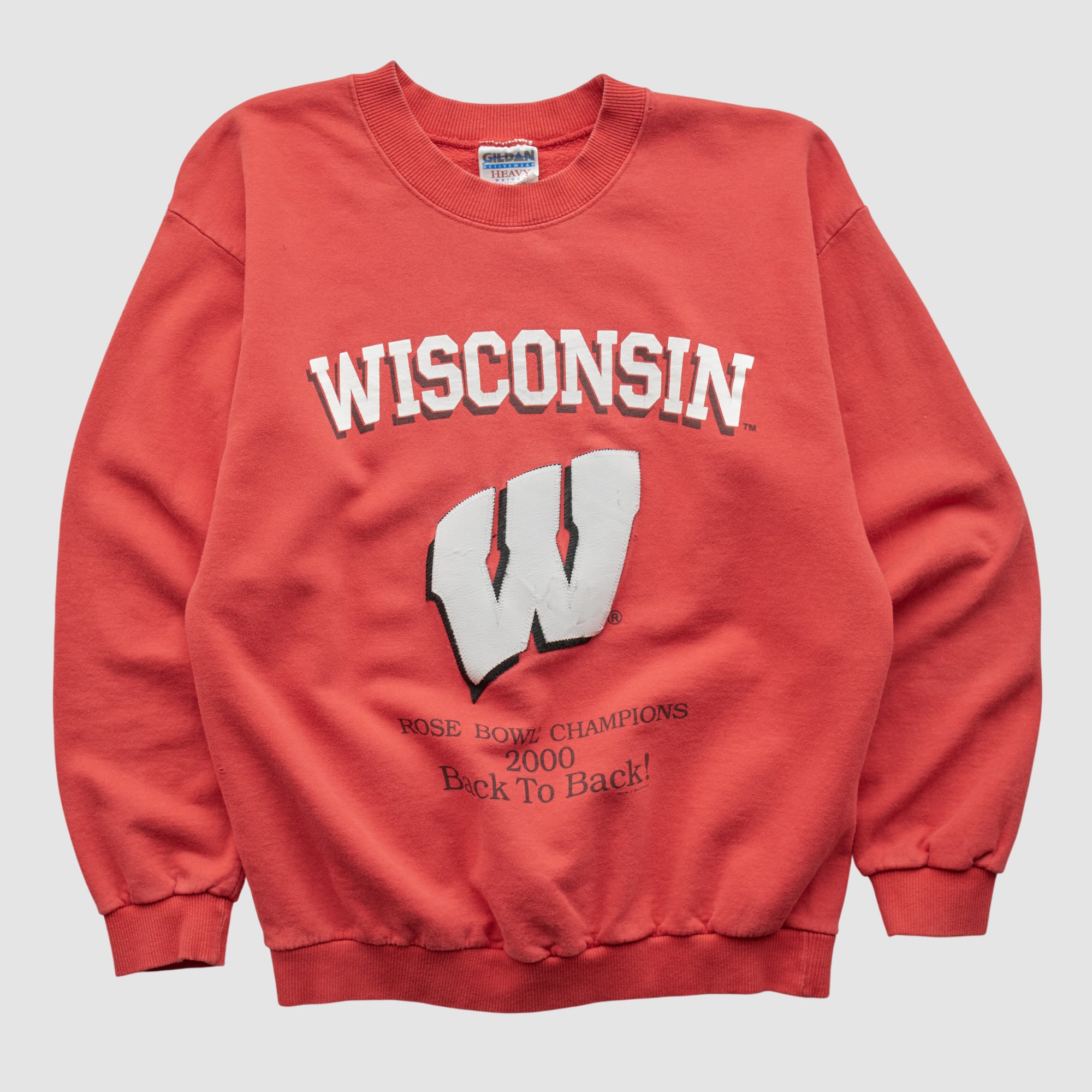 Wisconsin Badgers Gildan 2000 Pullover Sweatshirt - Red - XS