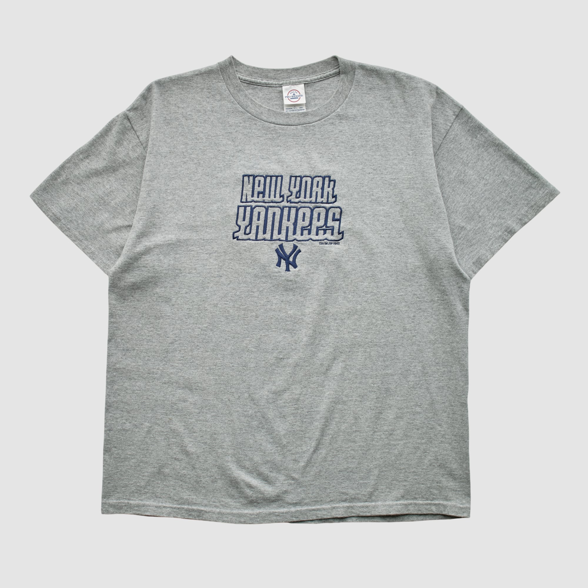 New York Yankees Delta 2003 T-shirt - Heather Gray - M
