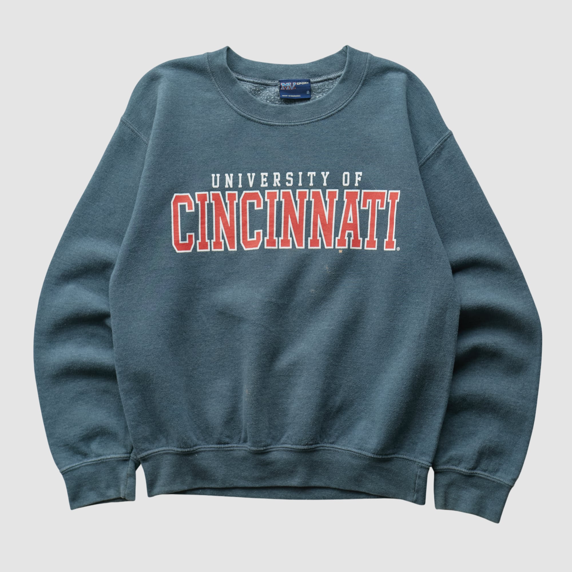 Cincinnati Bearcats MV Sport 2000s Pullover Sweatshirt - Blue - XS