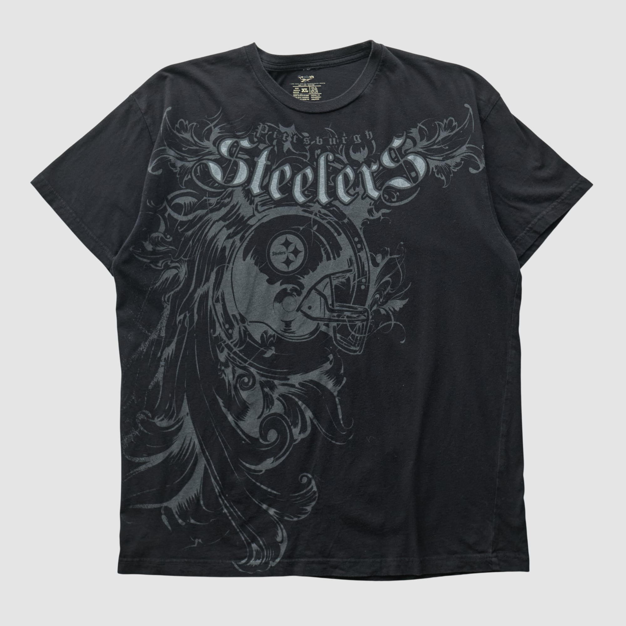 Pittsburgh Steelers Reebok 2010s T-shirt - Black - M