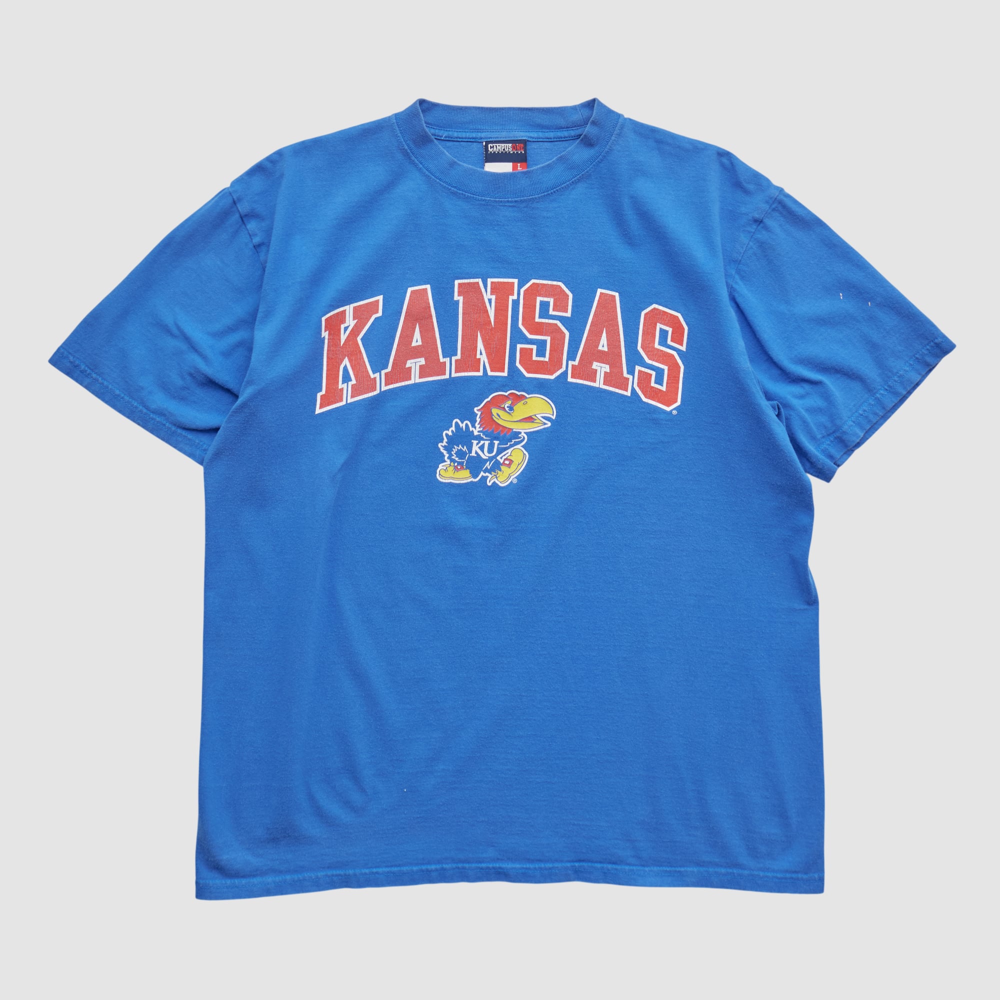 Kansas Jayhawks Campus One 2000s T-shirt - Blue - M