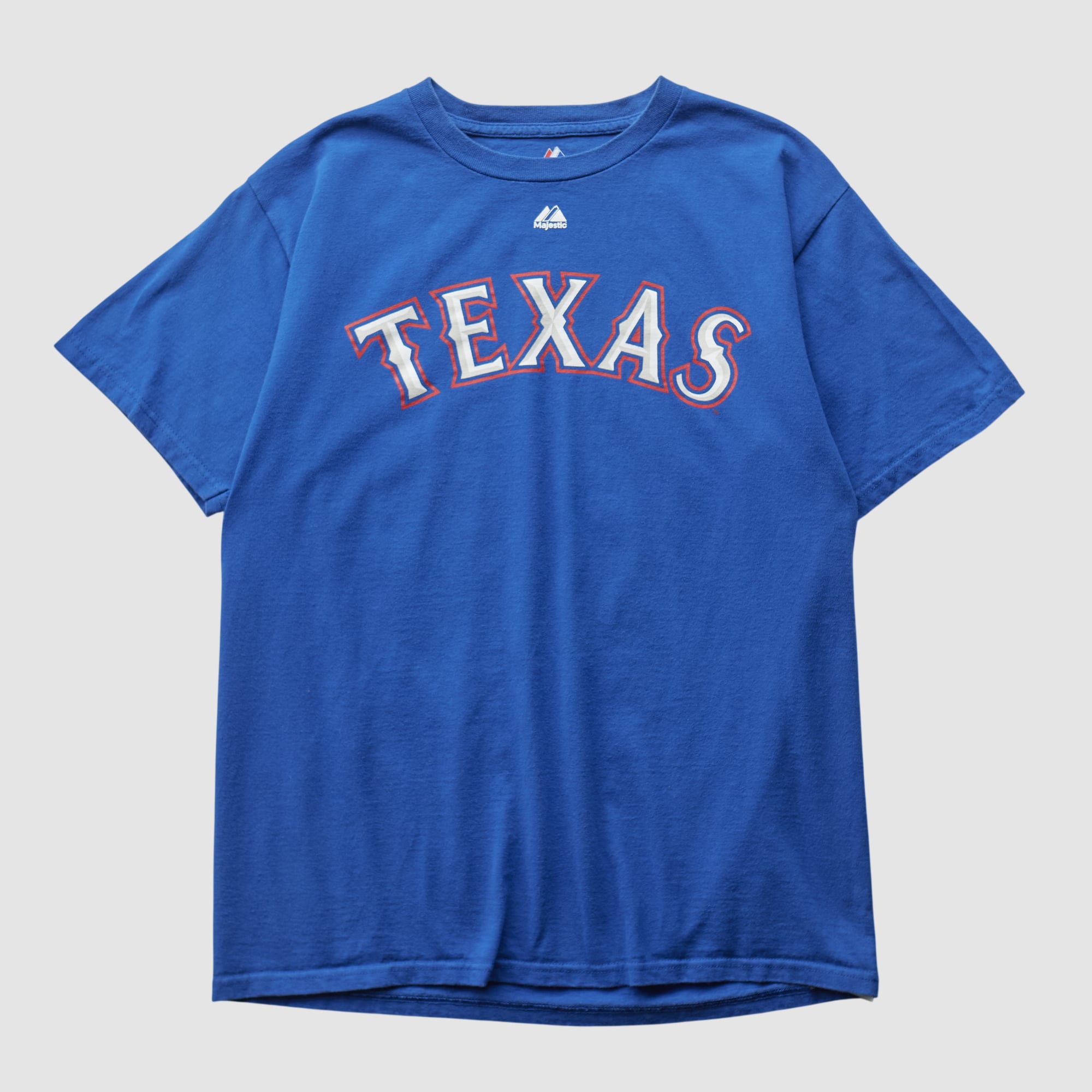 Texas Rangers Majestic 2010s T-shirt - Blue - S