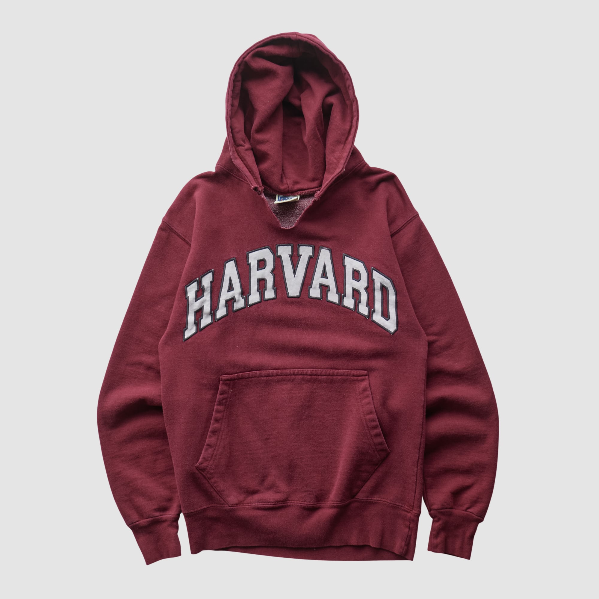 Harvard Crimson Authentic Life Apparel 2000s Hooded Pullover Sweatshirt - Maroon - XXS