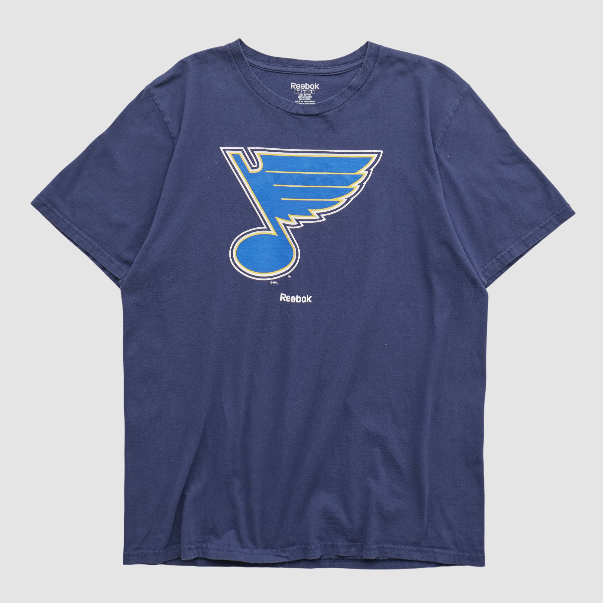 St. Louis Blues Reebok 2010s T-shirt - Navy - M