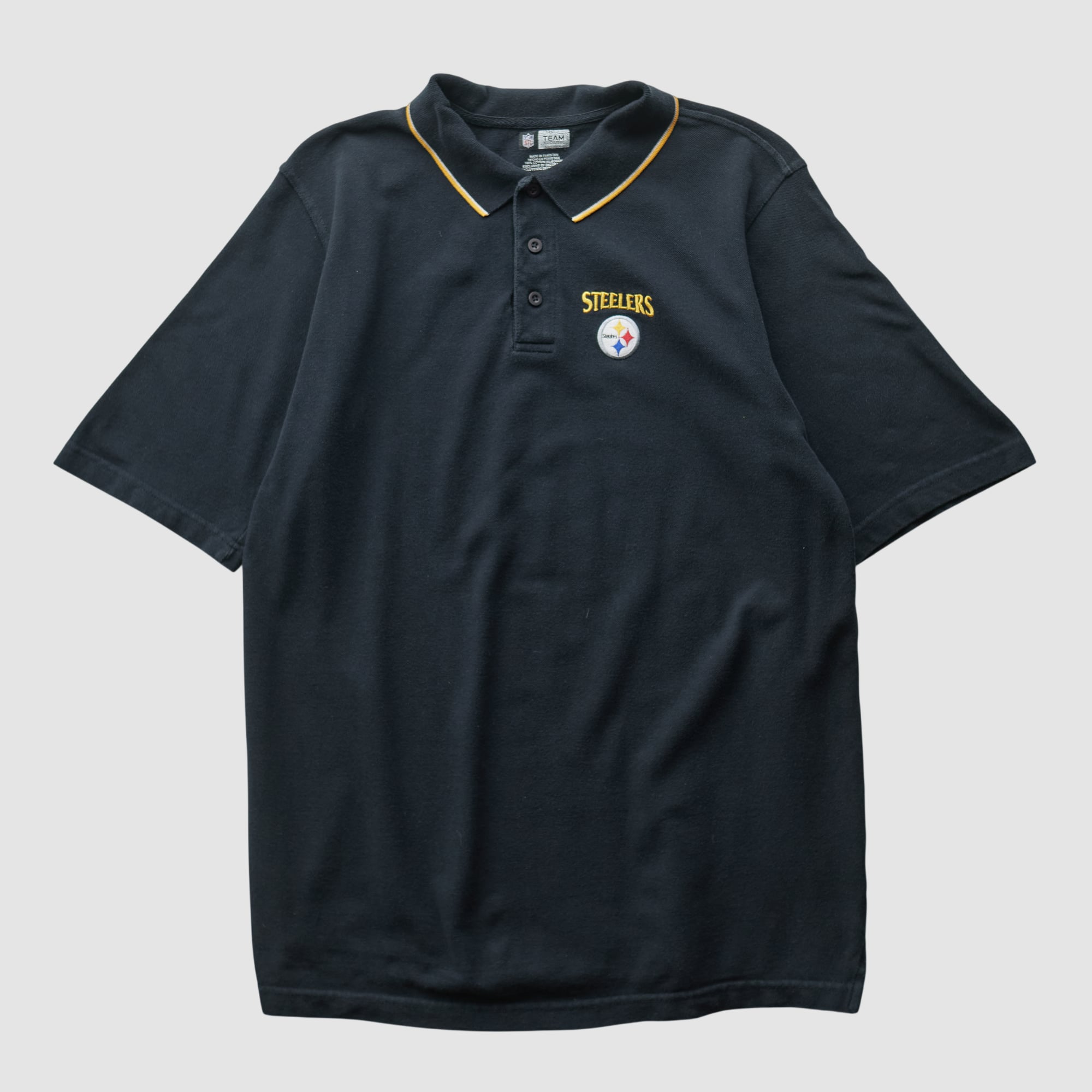 Pittsburgh Steelers NFL 2010s Polo - Black - L