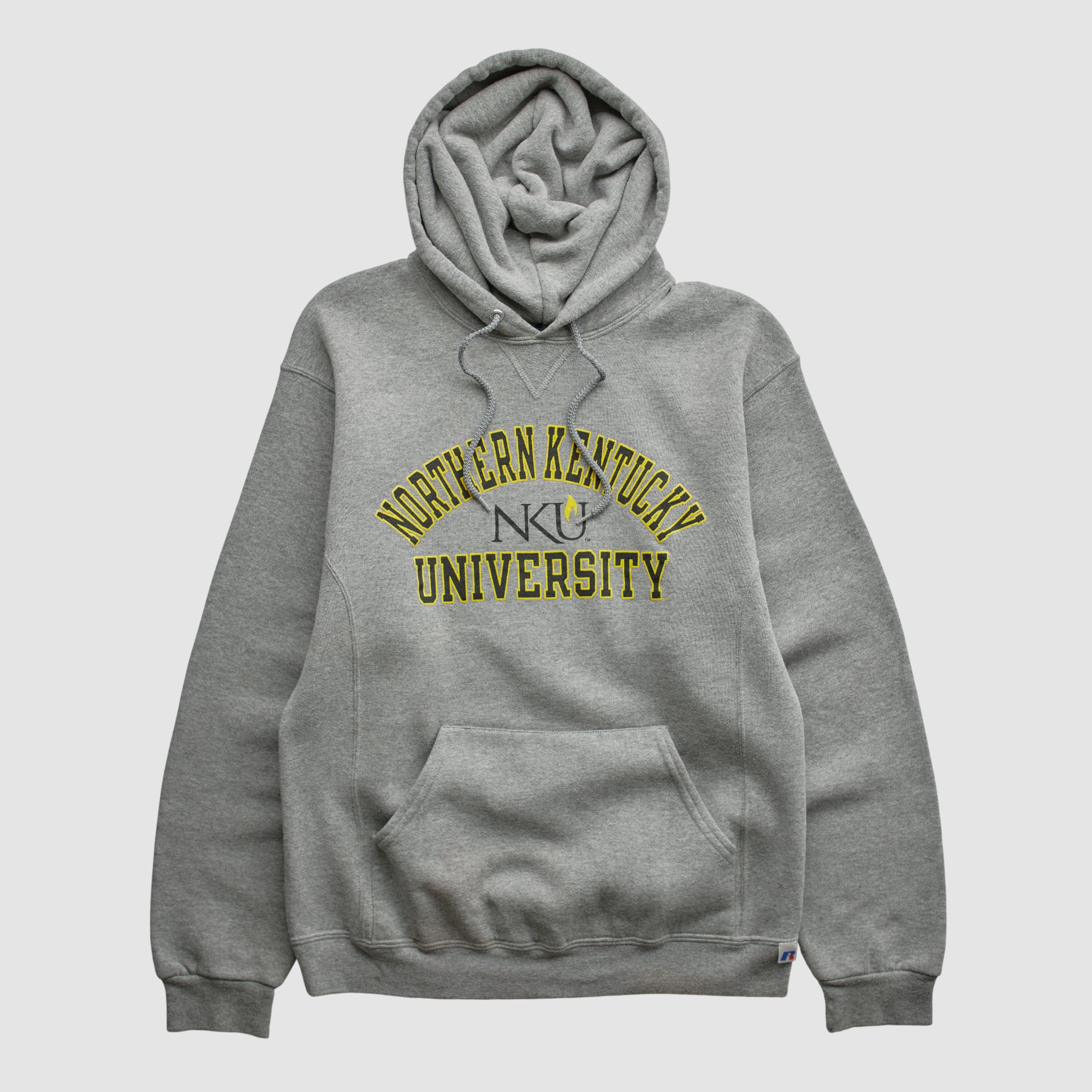 Northern Kentucky University Norse Russell 2010s Hooded Pullover Sweatshirt - Heather Gray - XS