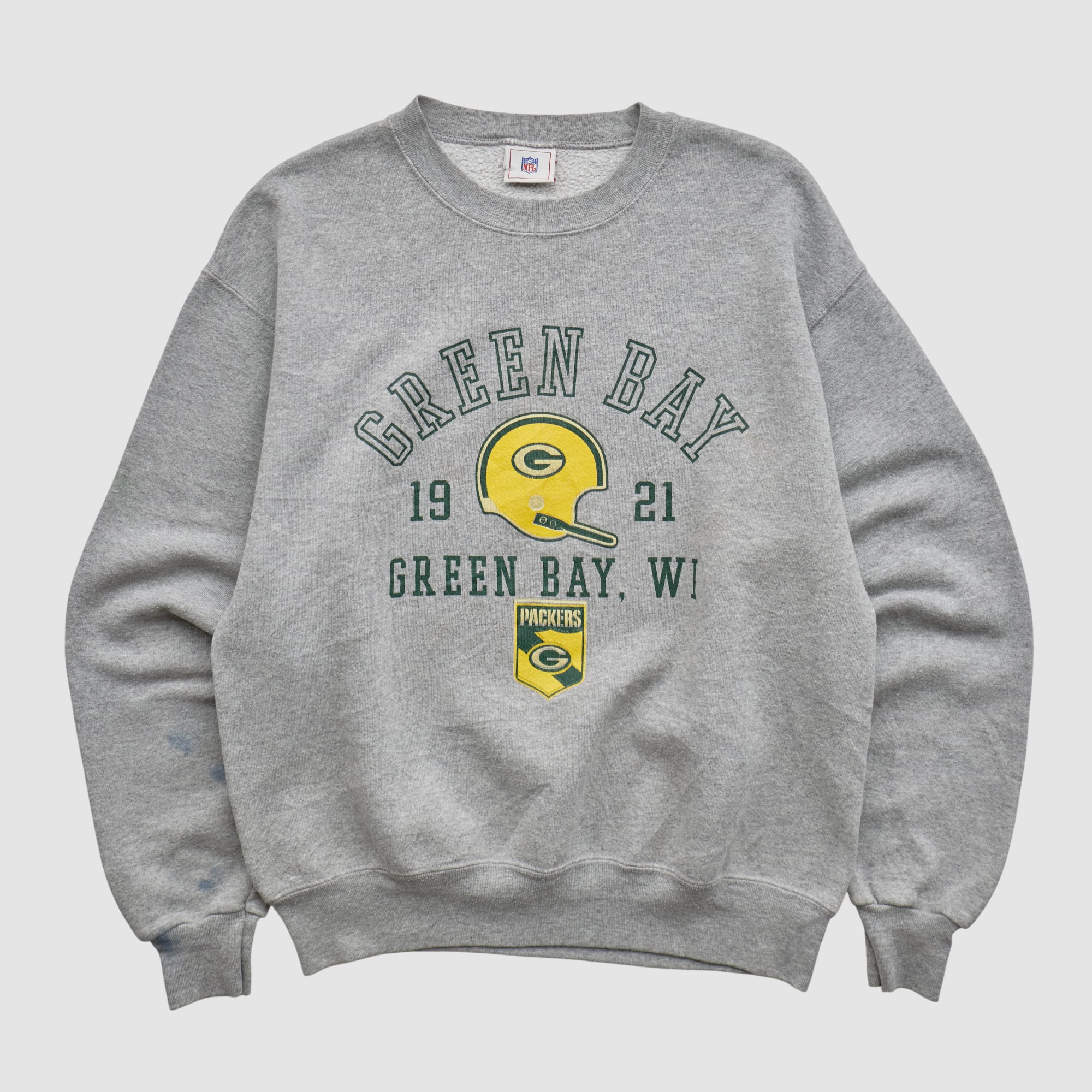 Green Bay Packers NFL 2000s Pullover Sweatshirt - Heather Gray - S