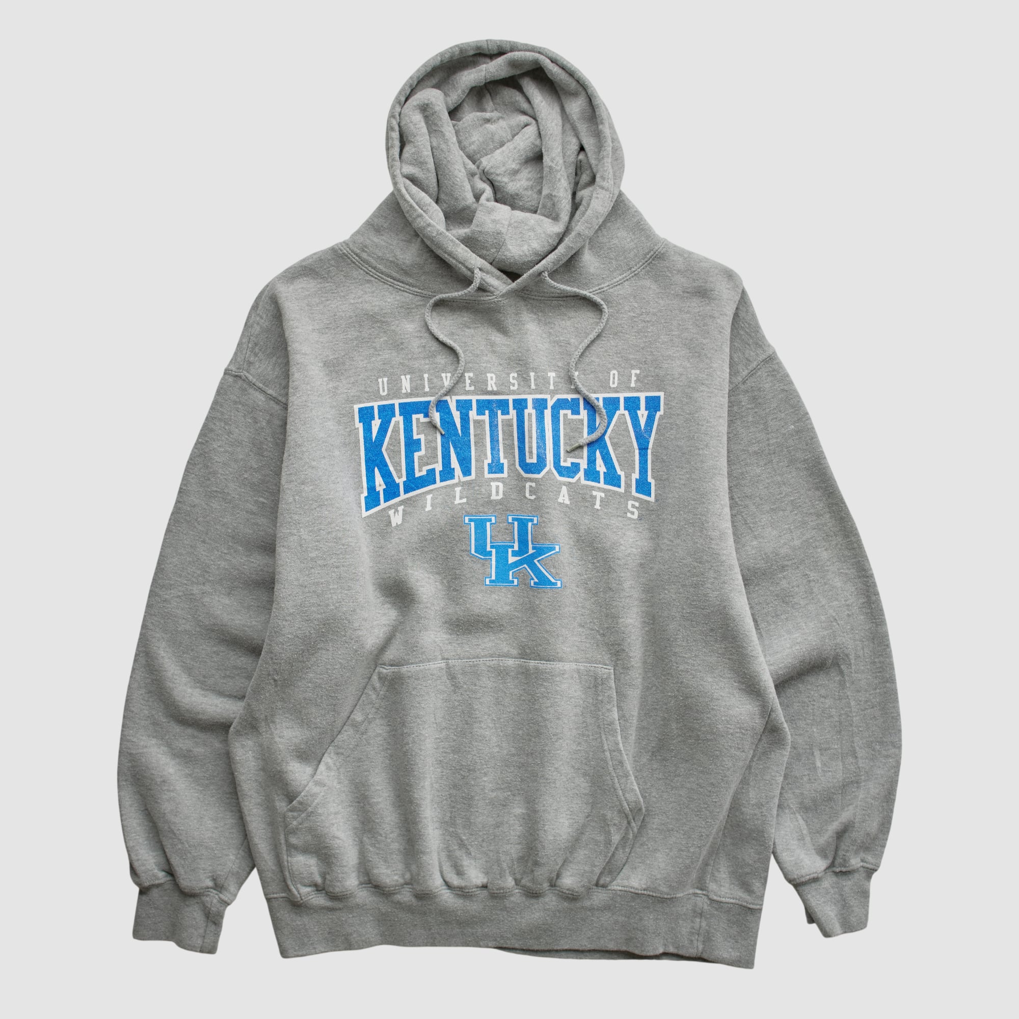Kentucky Wildcats B&E Sportswear 2010s Hooded Pullover Sweatshirt - Heather Gray - S