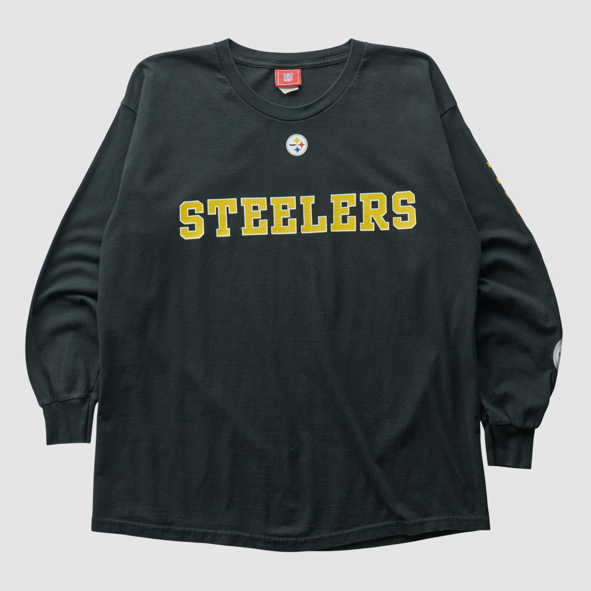 Pittsburgh Steelers NFL 2000s Long Sleeve T-shirt - Black - L
