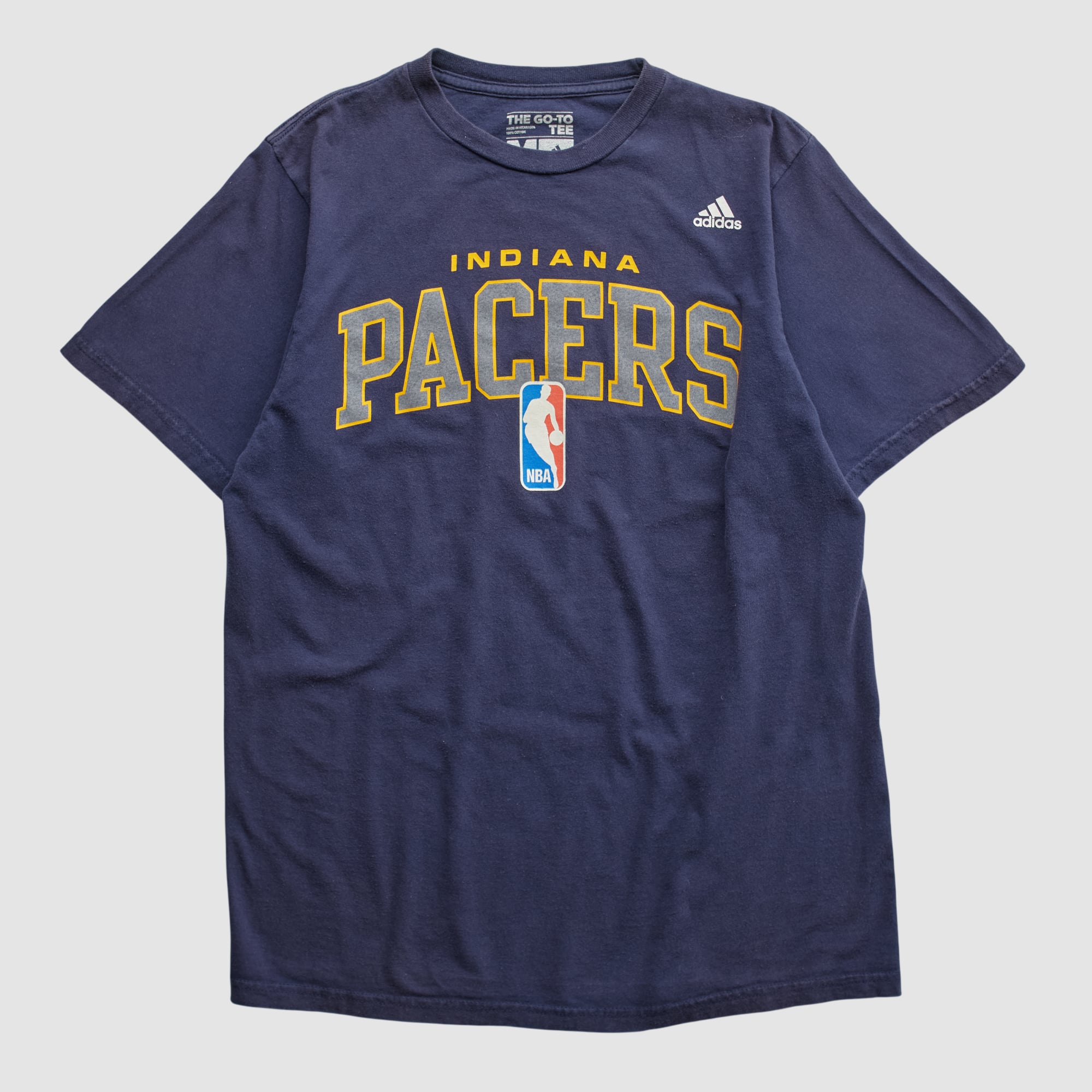 Indiana Pacers Adidas 2010s T-shirt - Navy - S