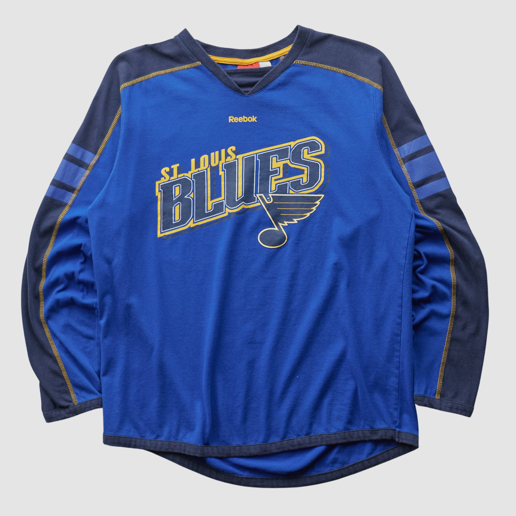 St. Louis Blues Reebok 2000s Long Sleeve T-shirt - Blue - S