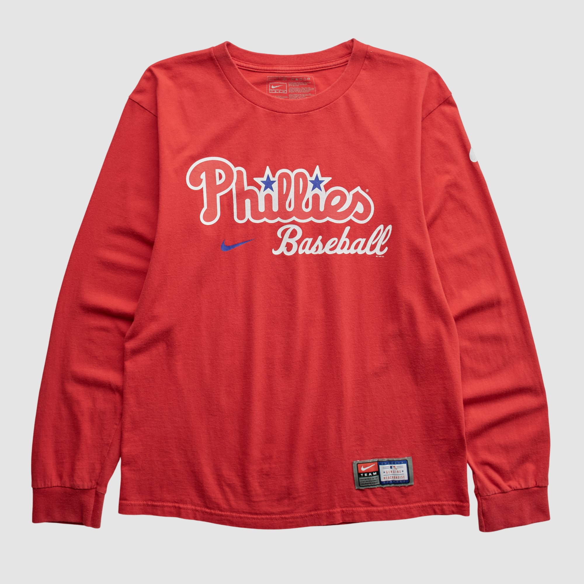 Philadelphia Phillies Nike 2000s Long Sleeve T-shirt - Red - XS