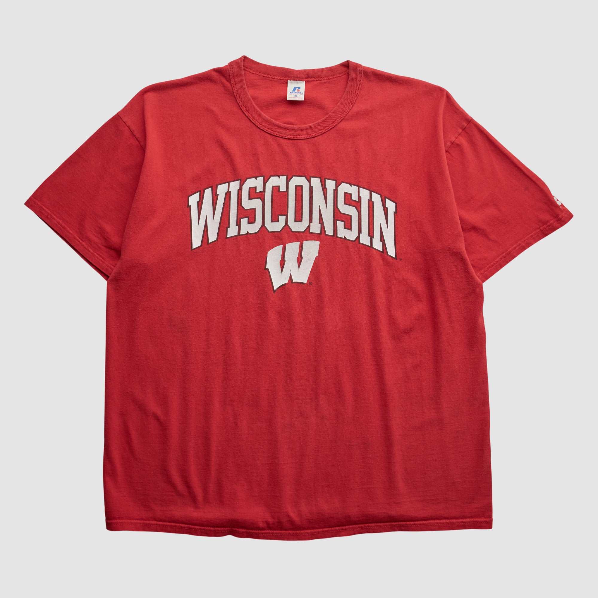 Wisconsin Badgers Russell 2010s T-shirt - Red - XL