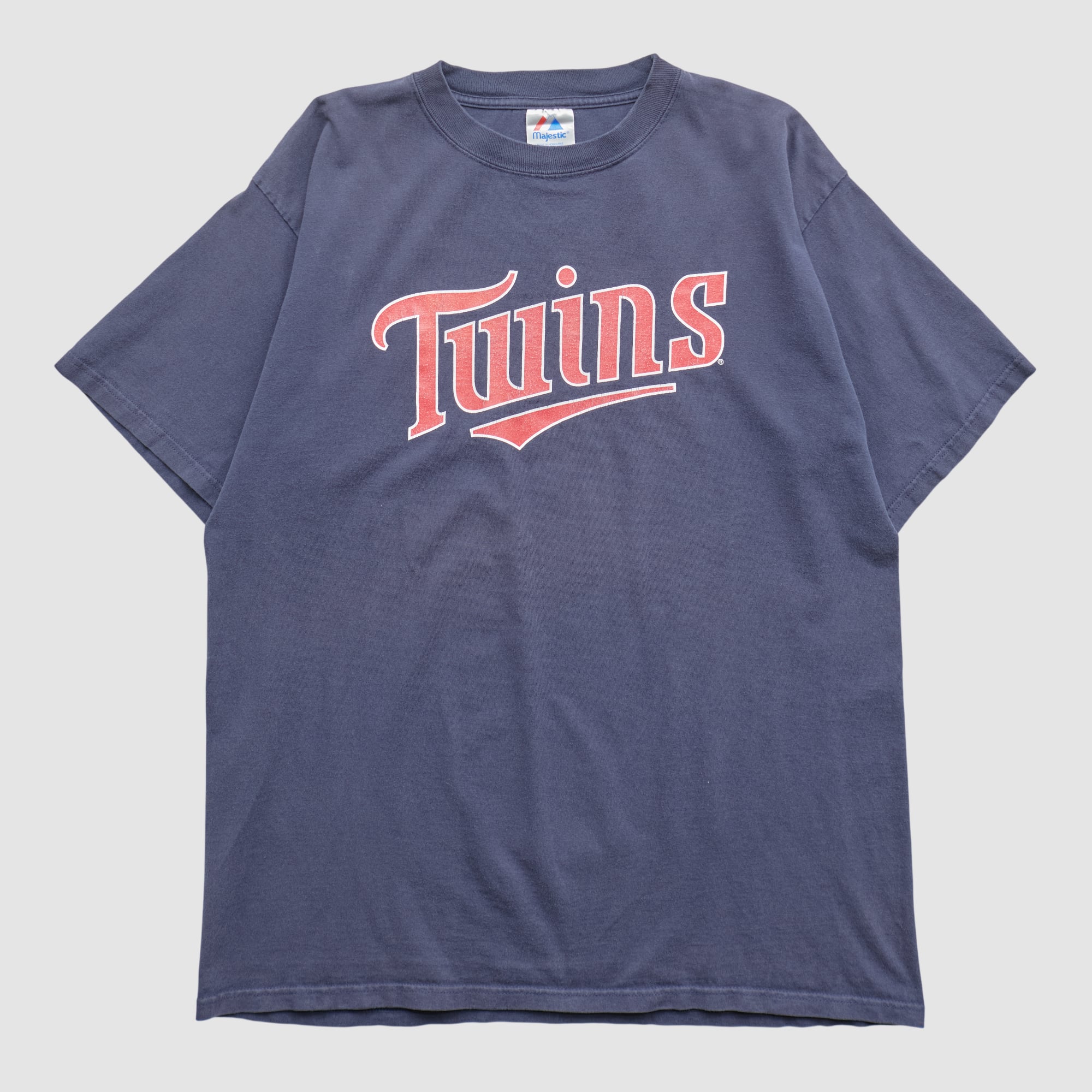 Minnesota Twins Majestic 2000s T-shirt - Navy - L