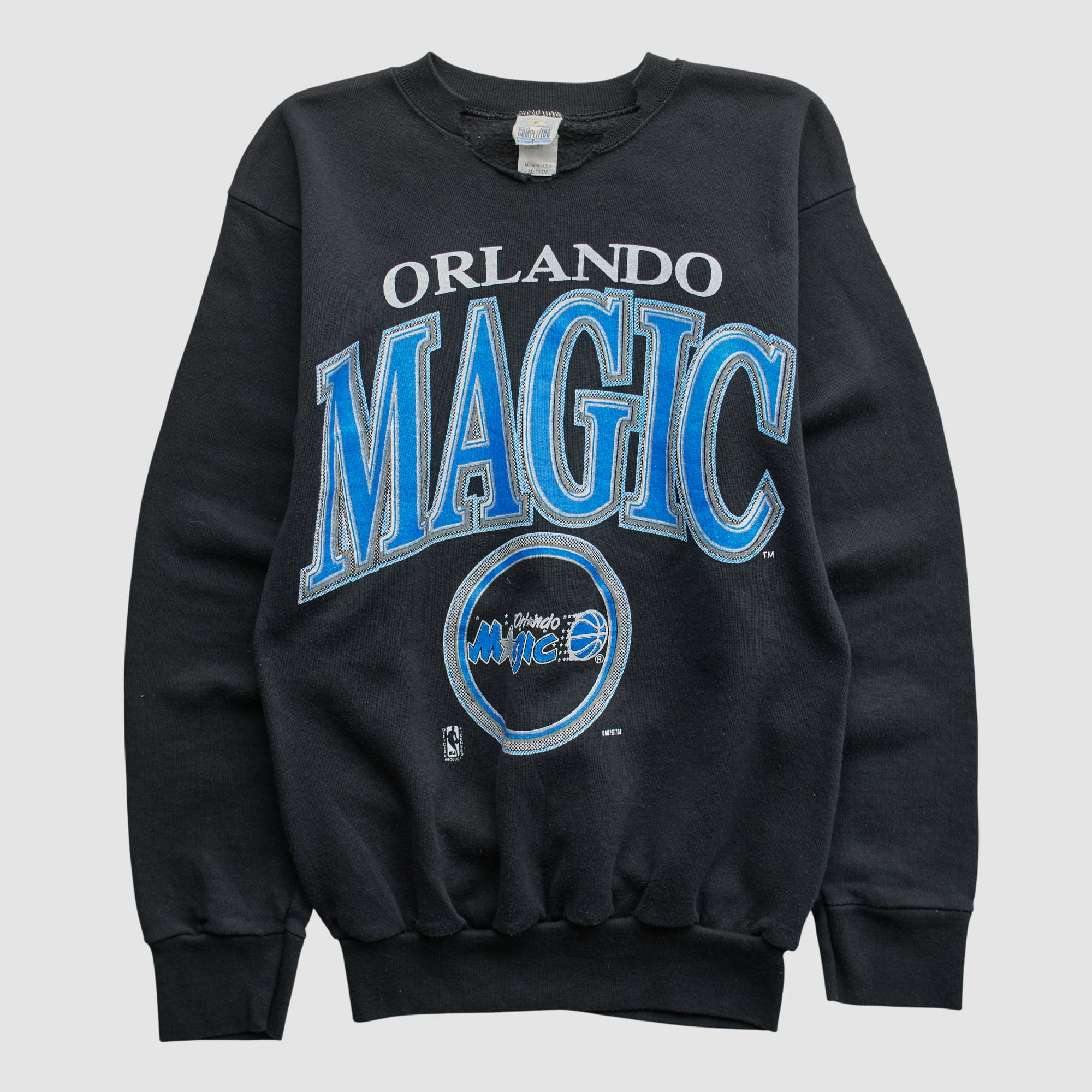 Orlando Magic Competitor 90s Pullover Sweatshirt - Black - XS