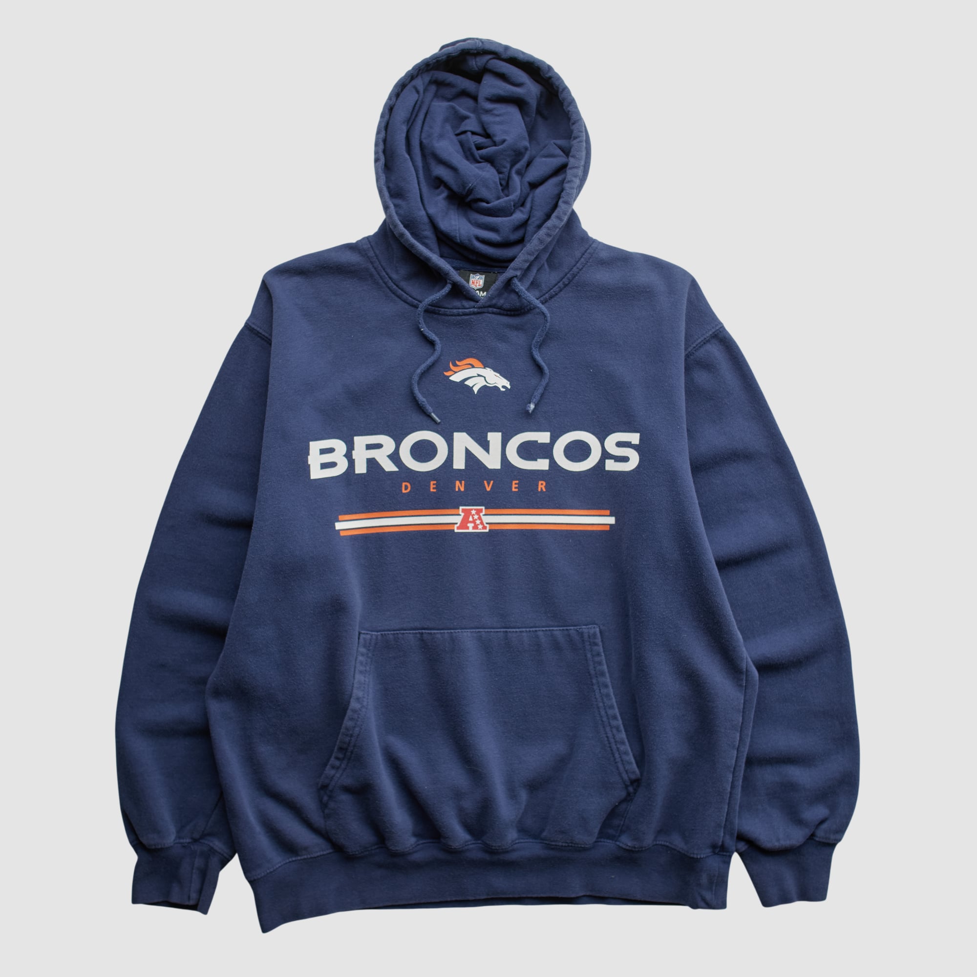 Denver Broncos NFL 2010s Hooded Pullover Sweatshirt - Navy - M