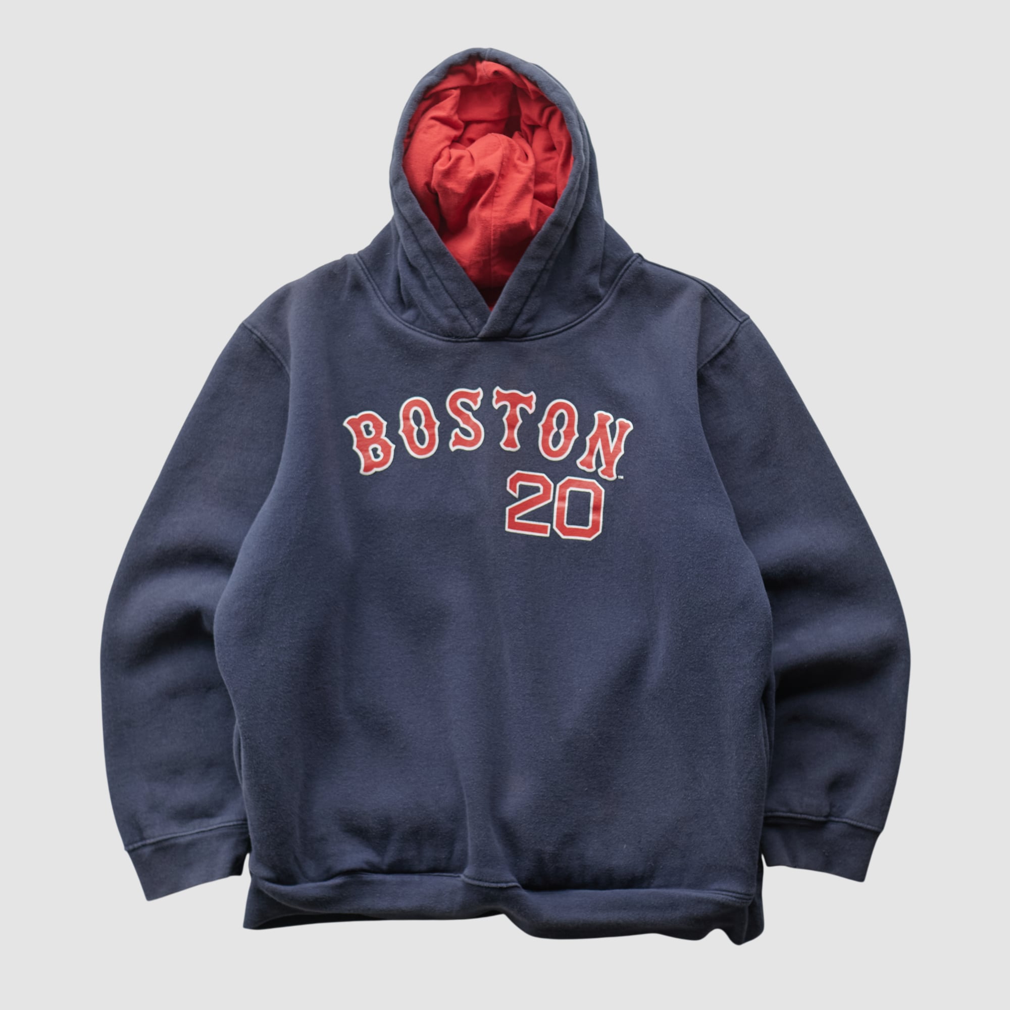 Boston Red Sox Genuine Merchandise 2000s Hooded Pullover Sweatshirt - Navy - Yth XL