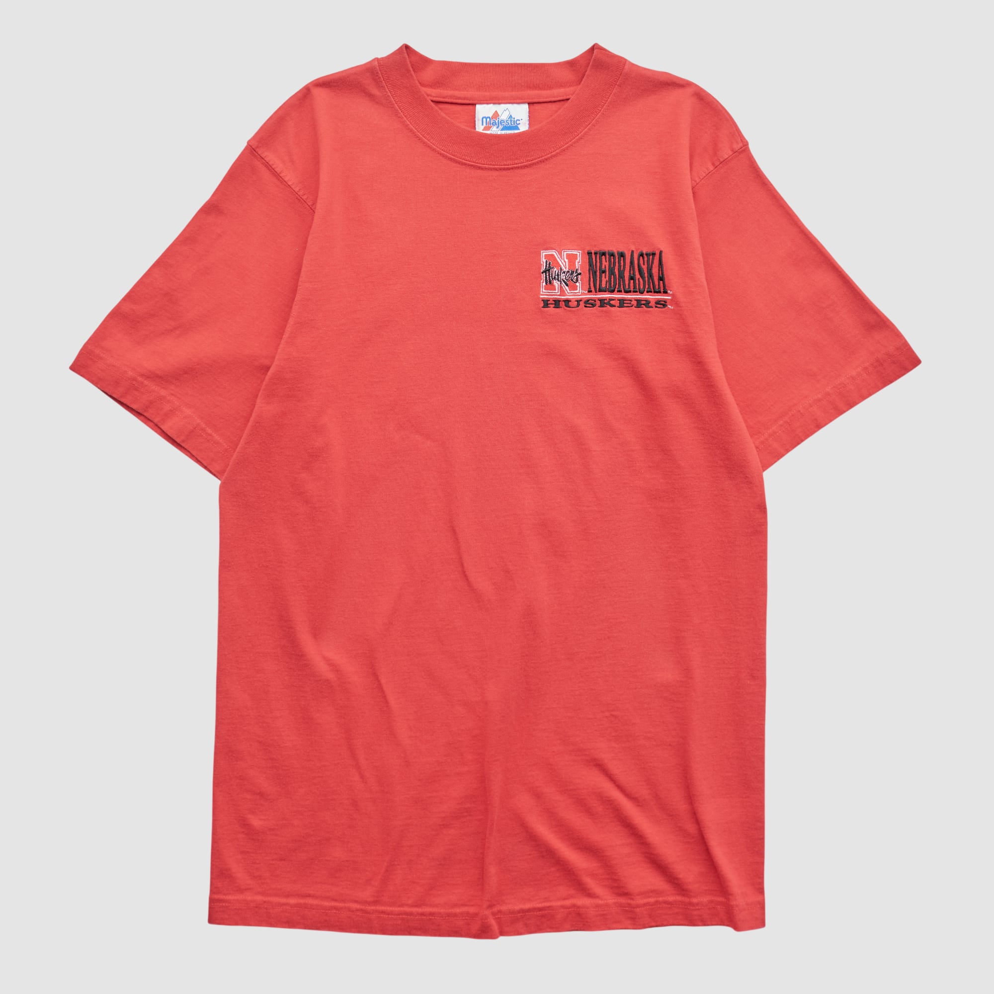 Nebraska Huskers Majestic 2000s T-shirt - Red - S