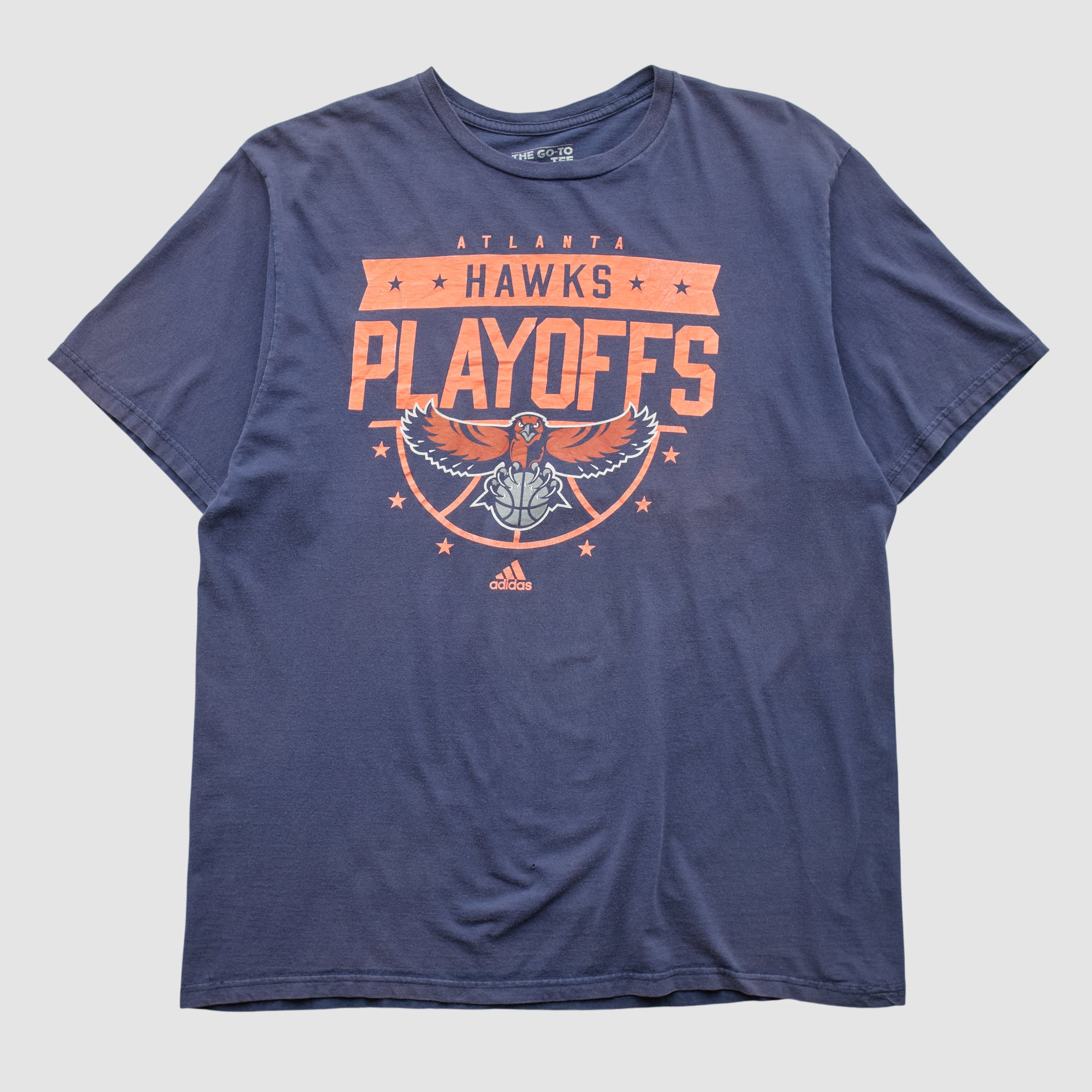 Atlanta Hawks Adidas 2010s T-shirt - Navy - M