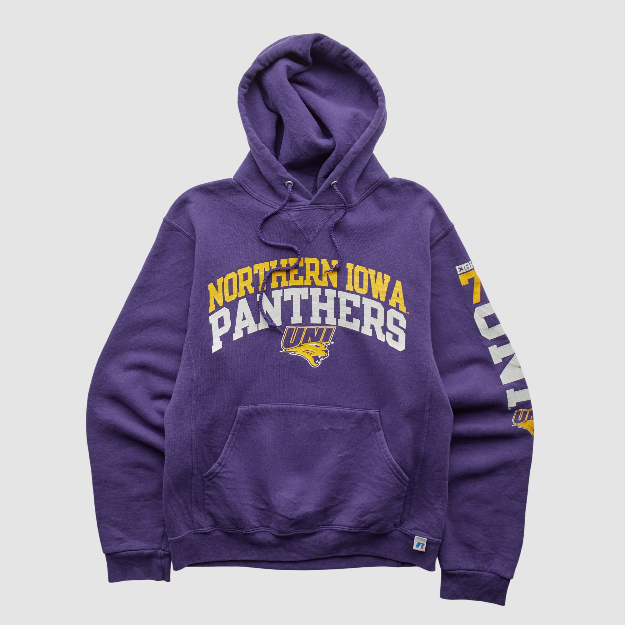 Northern Iowa Panthers Russell 2010s Hooded Pullover Sweatshirt - Purple - XS