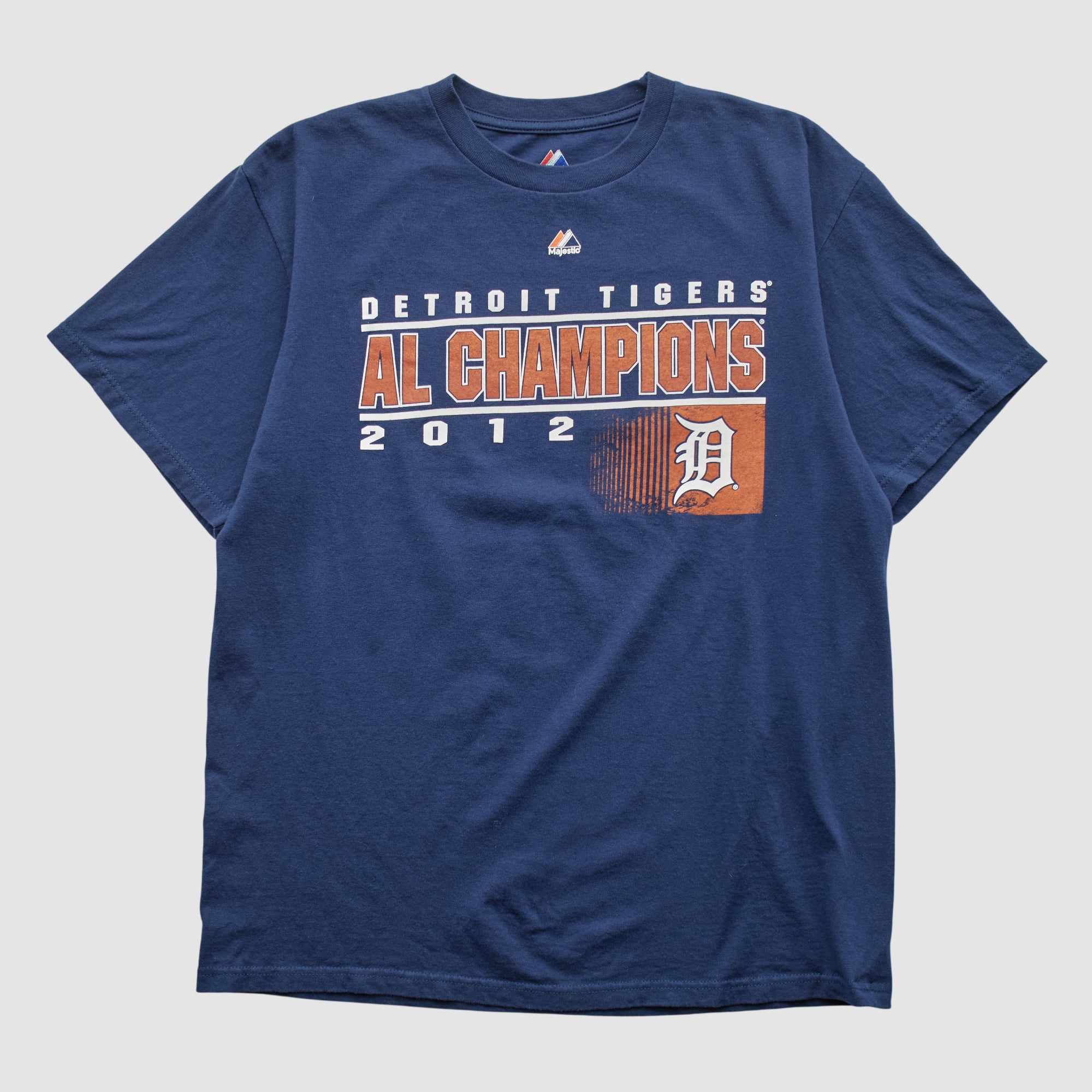 Detroit Tigers Majestic 2012 T-shirt - Navy - M
