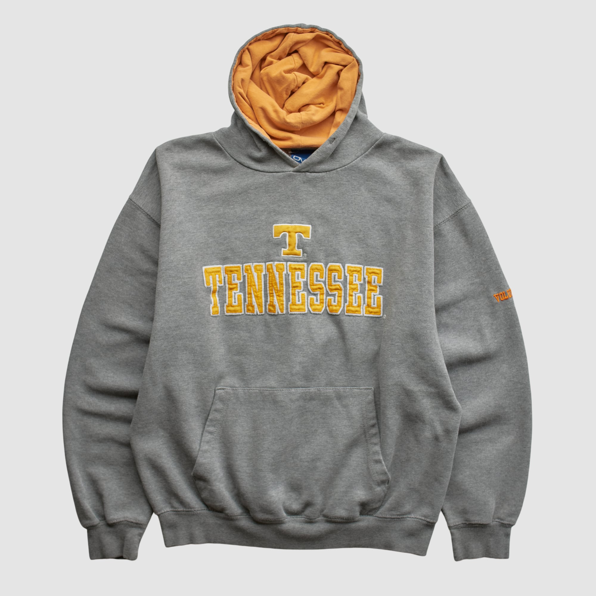 Tennessee Volunteers OVB 2000s Hooded Pullover Sweatshirt - Heather Gray - XS