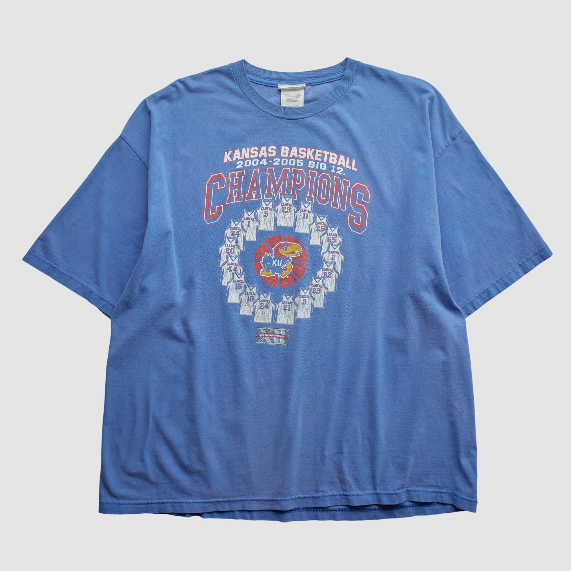 Kansas Jayhawks Step Ahead Sportswear 2005 T-shirt - Blue - 2XL