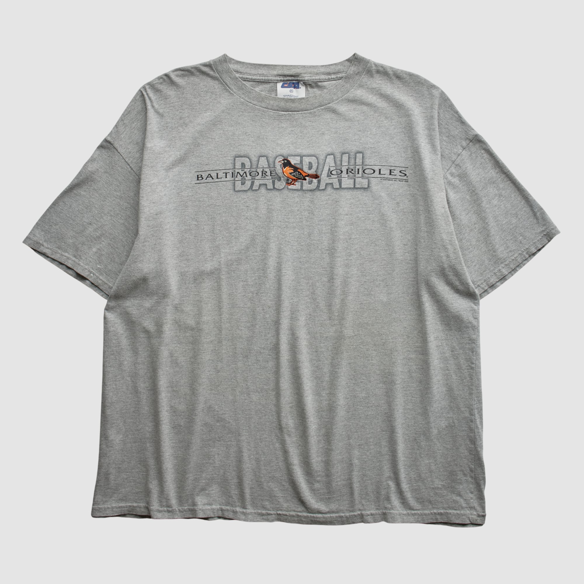 Baltimore Orioles CSA 2000s T-shirt - Heather Gray - 3XL