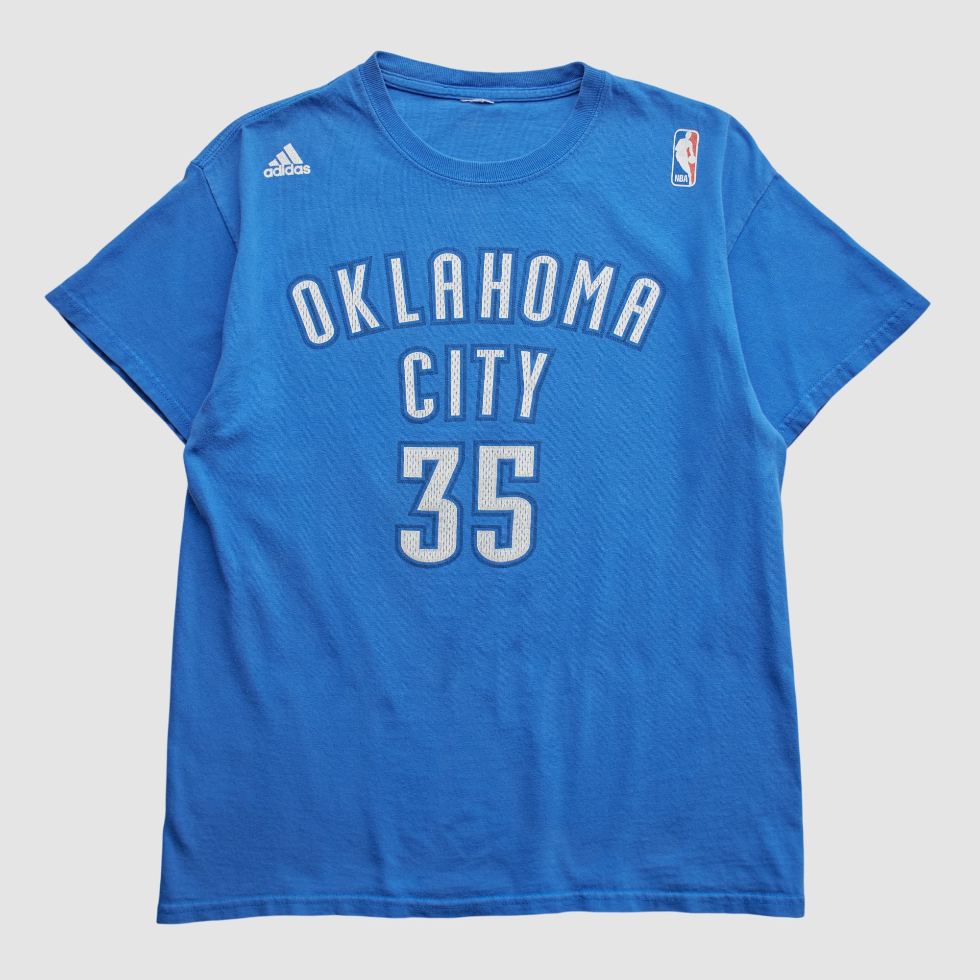 Oklahoma City Thunder Adidas 2010s T-shirt - Blue - XS