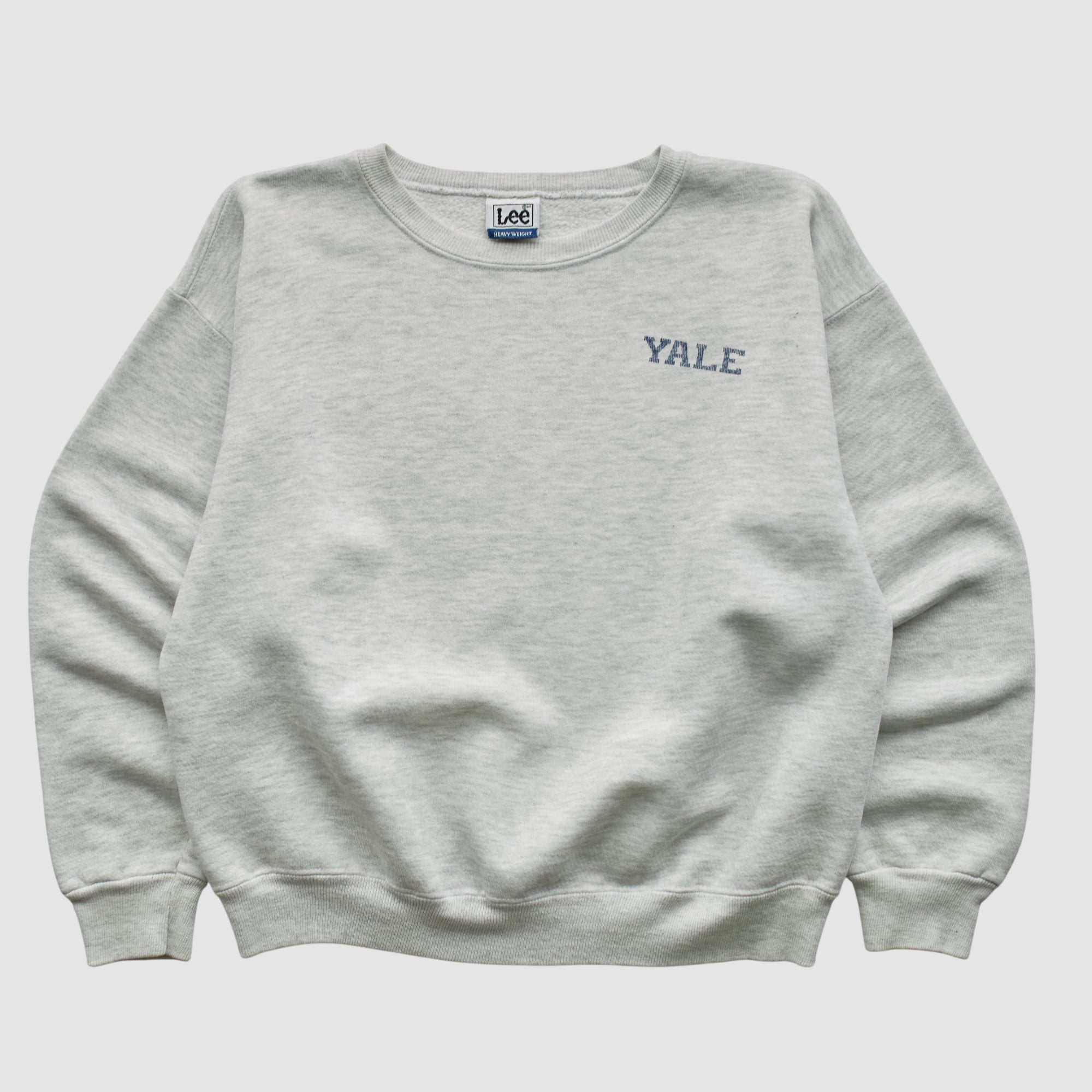 Yale Bulldogs Lee Apparel 90s Pullover Sweatshirt - Heather Gray - S