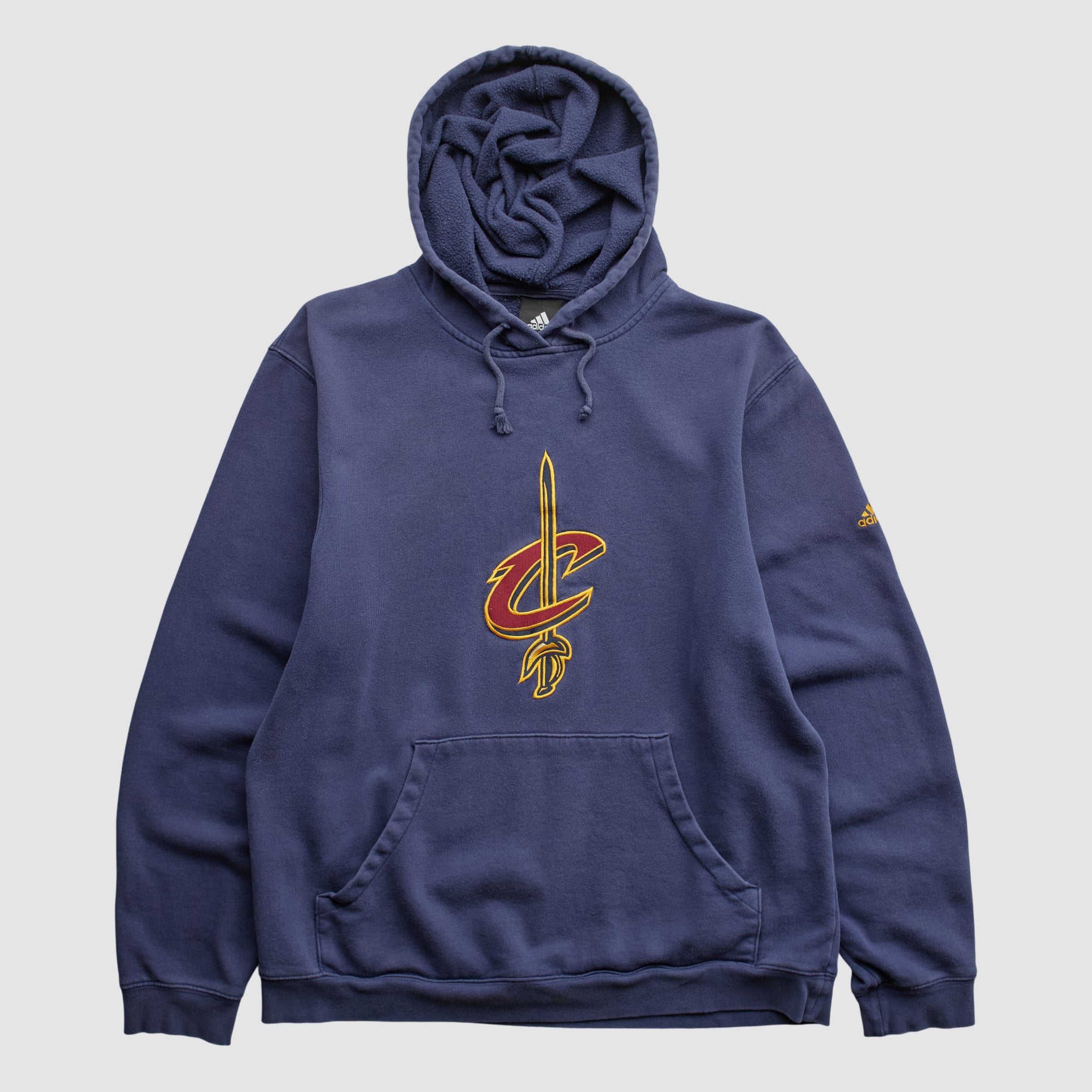 Cleveland Cavaliers Adidas 2010s Hooded Pullover Sweatshirt - Navy - S