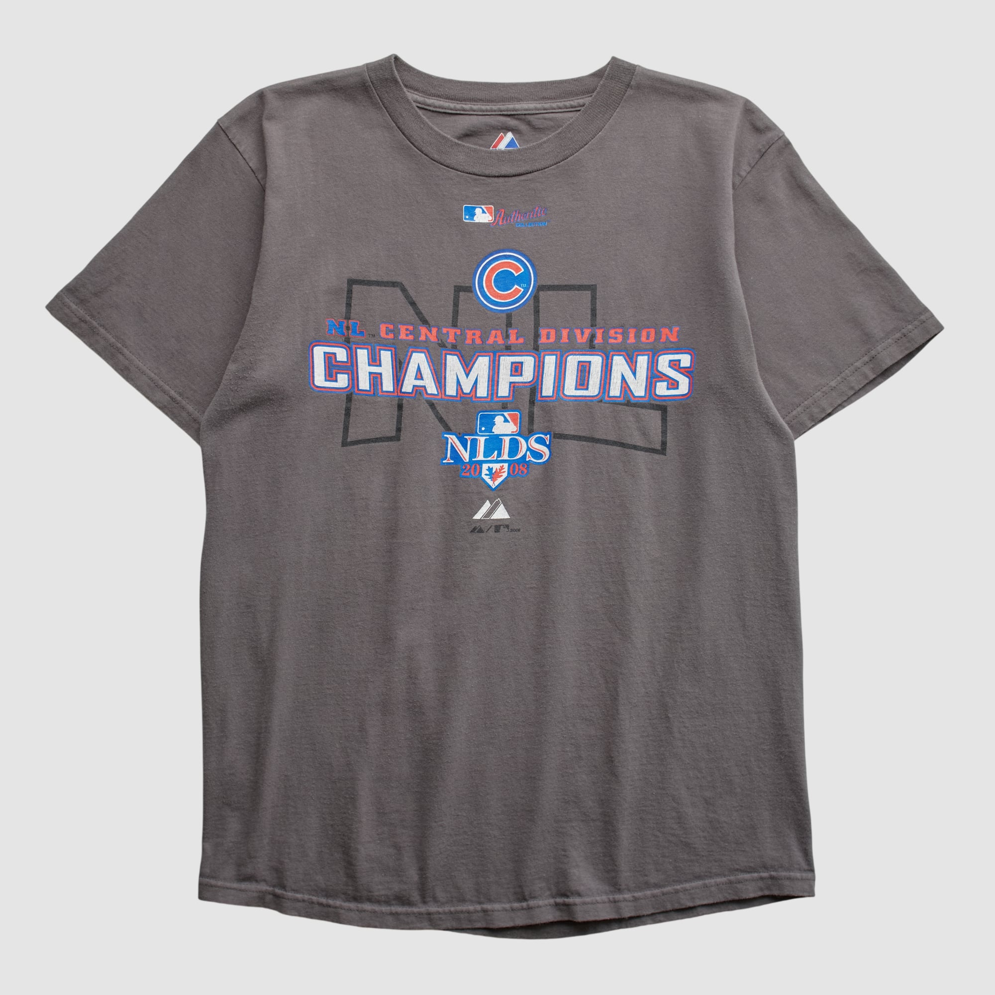 Chicago Cubs Majestic 2008 T-shirt - Gray - S