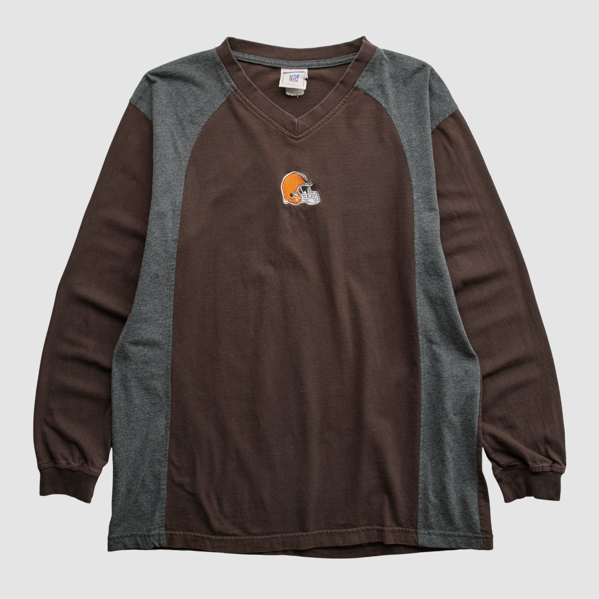 Cleveland Browns NFL 2000s Long Sleeve T-shirt - Brown - M