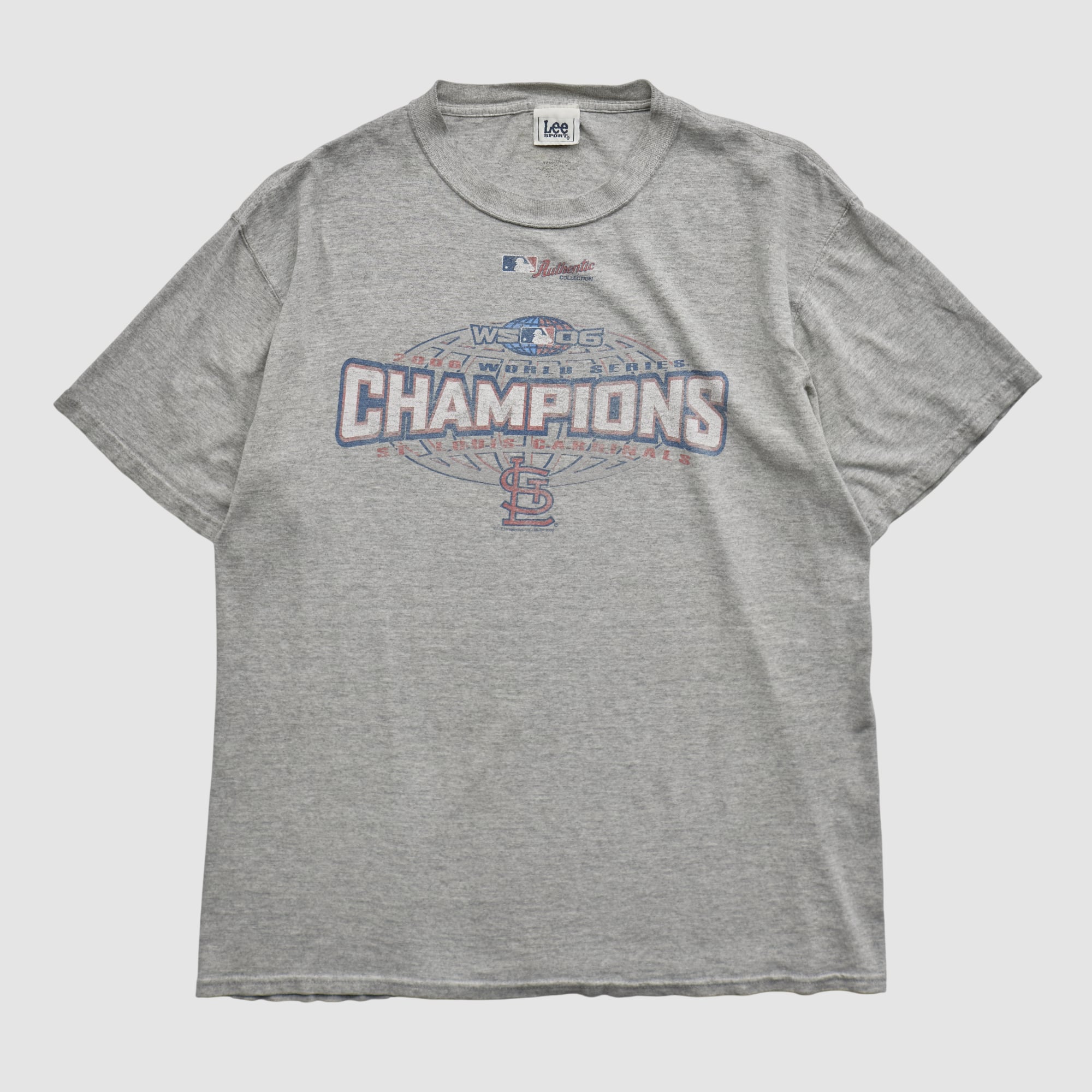 St. Louis Cardinals Lee Apparel 2006 T-shirt - Heather Gray - M