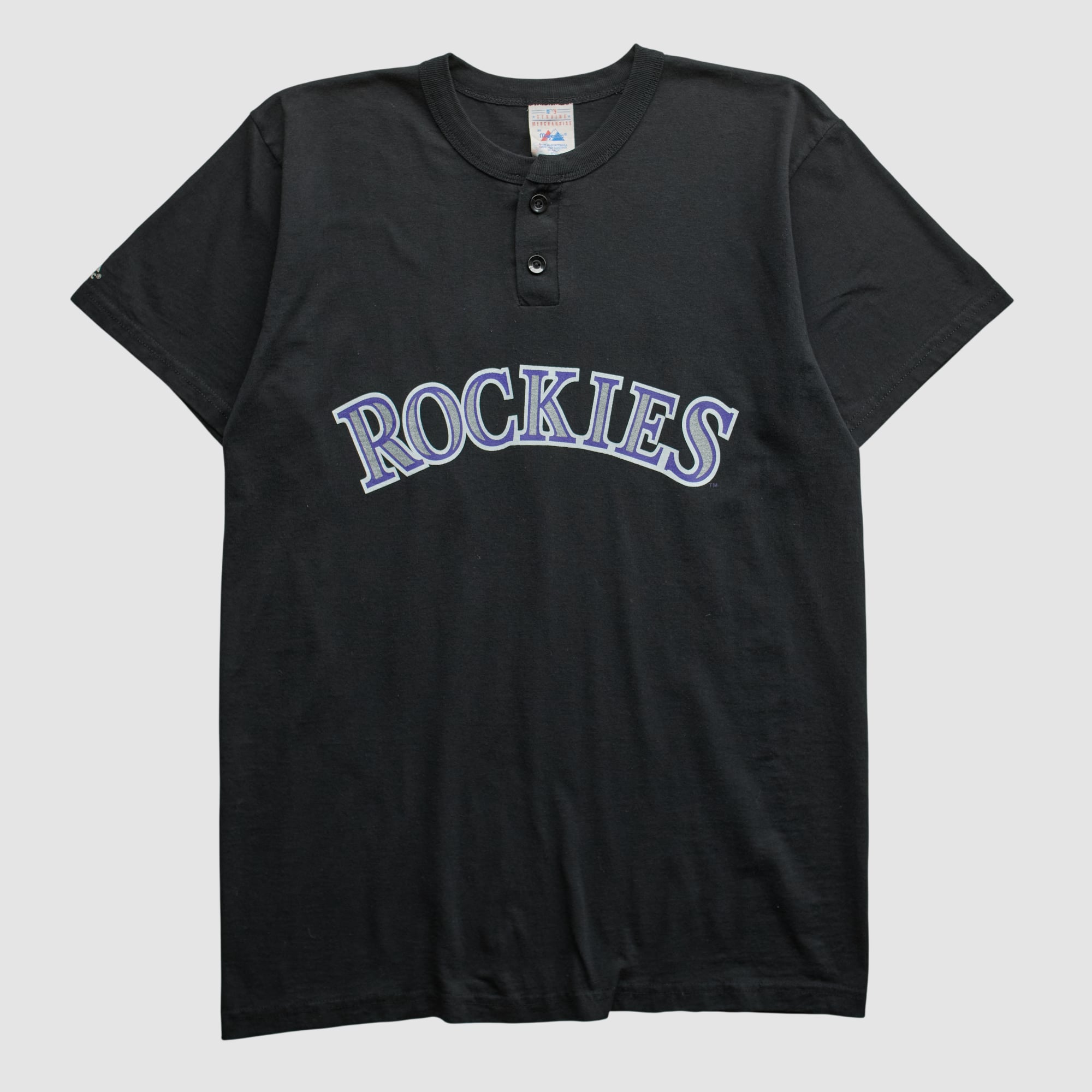 Colorado Rockies Majestic 2000s T-shirt - Black - M
