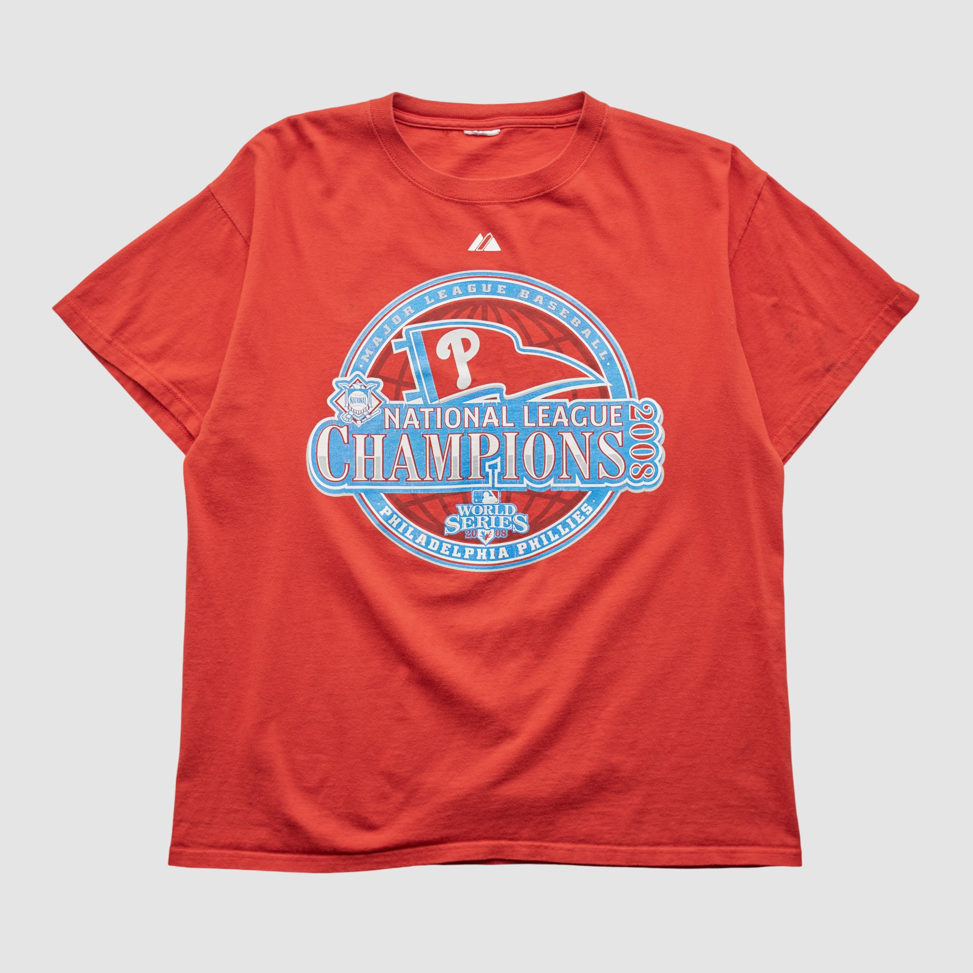 Philadelphia Phillies Majestic 2008 T-shirt - Red - 2XL