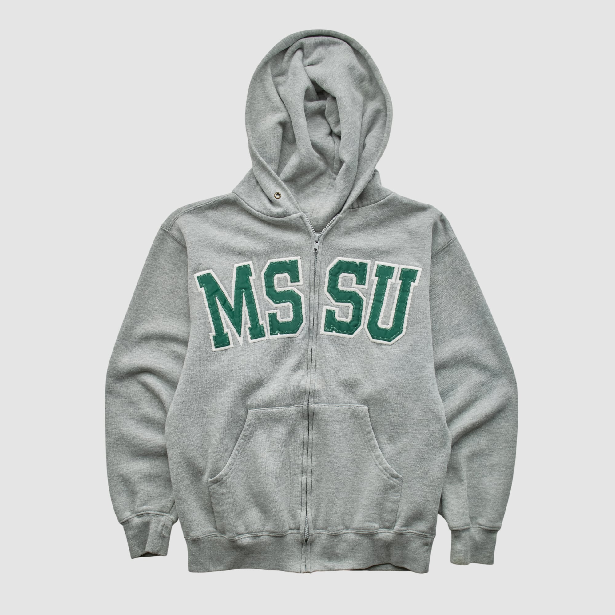 Missouri Southern State Lions Jansport 2000s Hooded Full Zip Sweatshirt - Heather Gray - XS