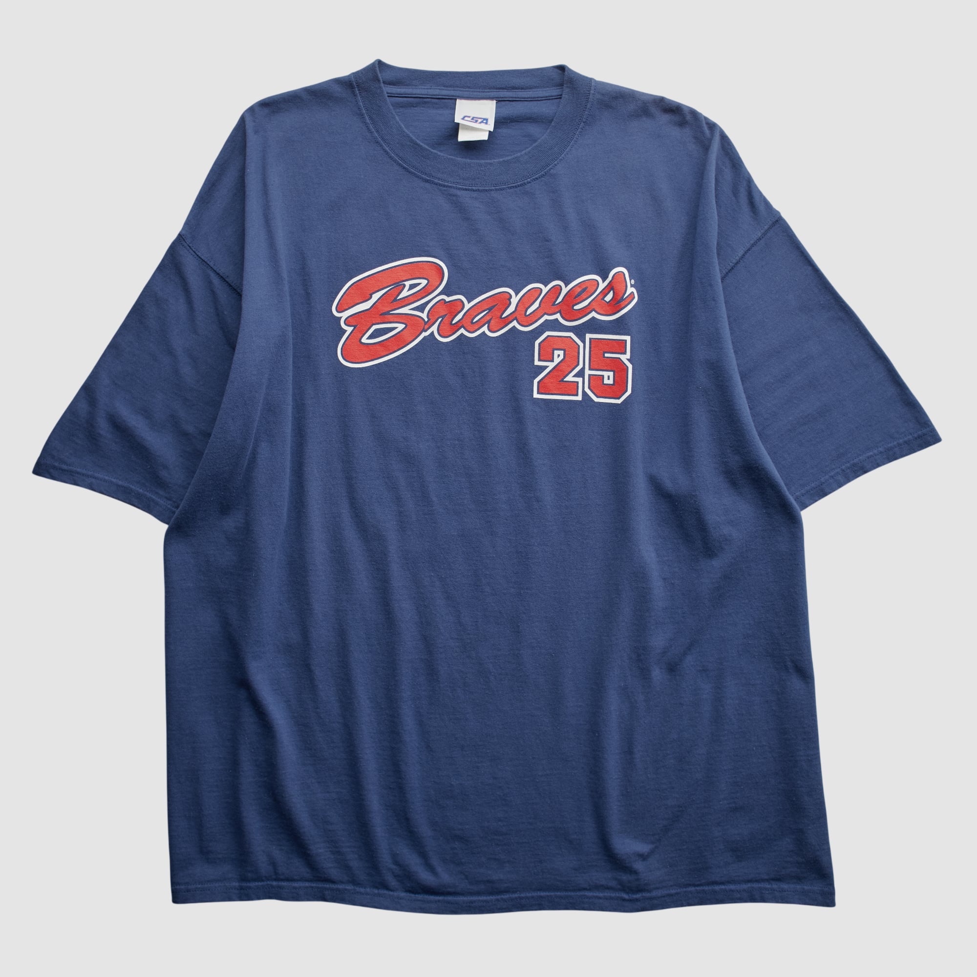 Atlanta Braves CSA 2000s T-shirt - Navy - 3XL
