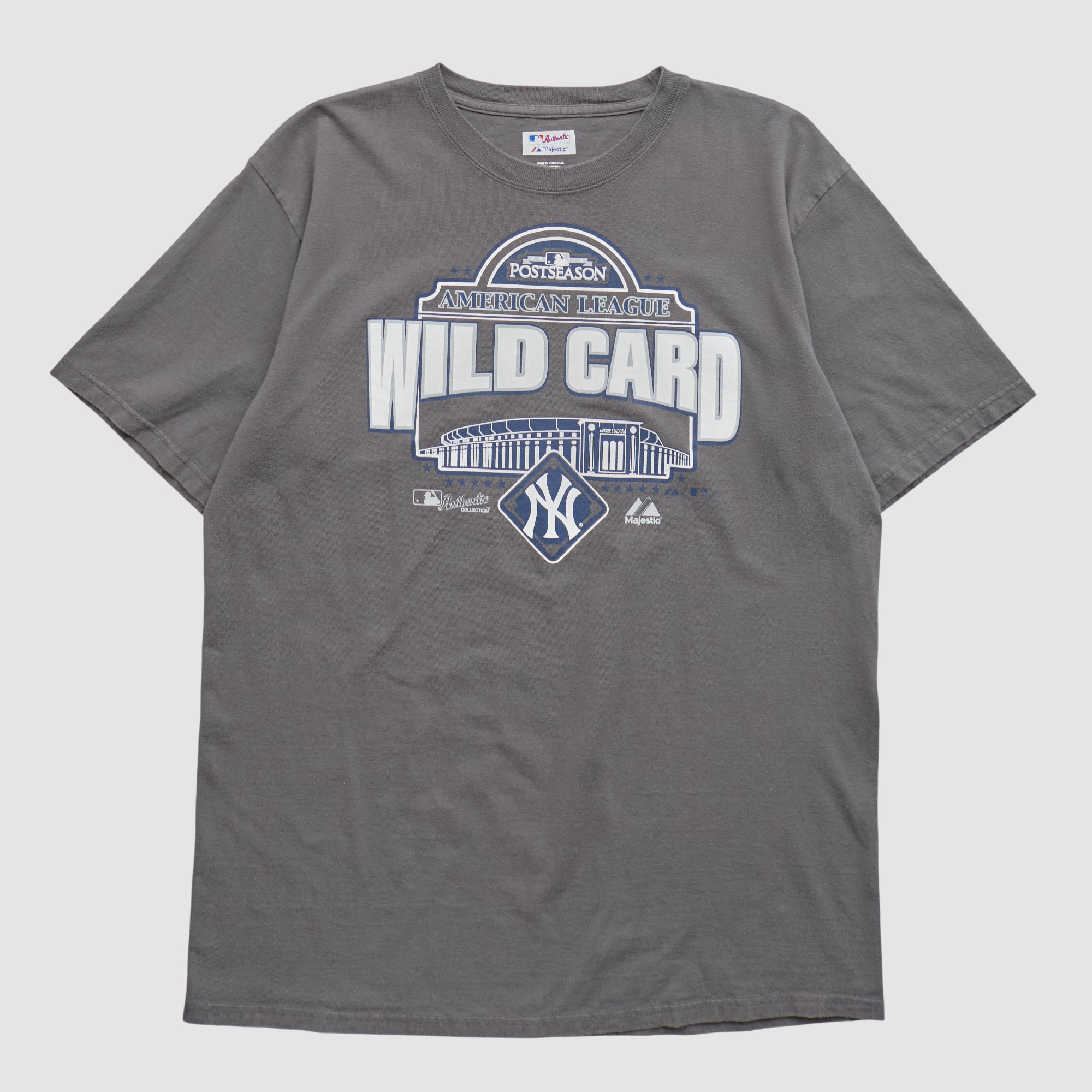 New York Yankees Majestic 2010 T-shirt - Gray - L
