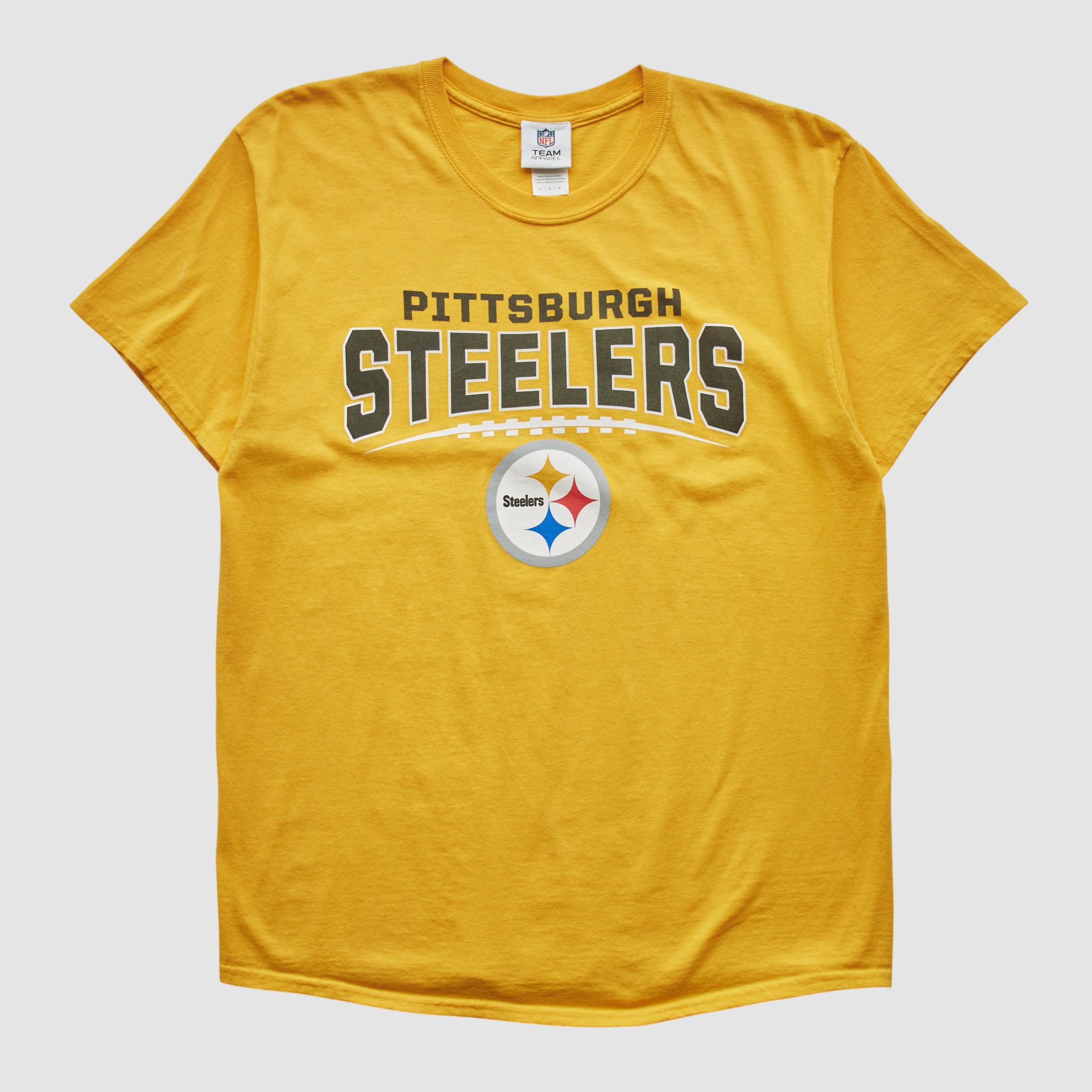 Pittsburgh Steelers NFL 2010s T-shirt - Yellow - L