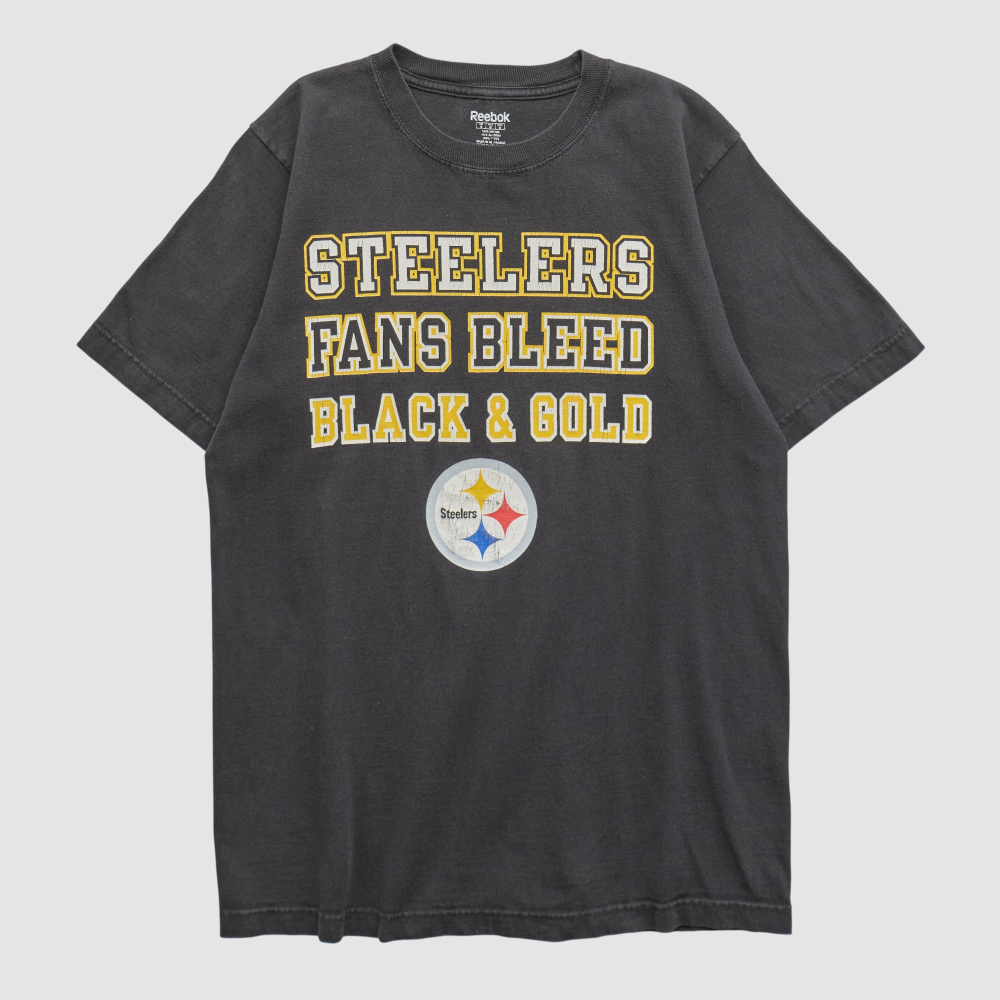 Pittsburgh Steelers Reebok 2000s T-shirt - Black - S