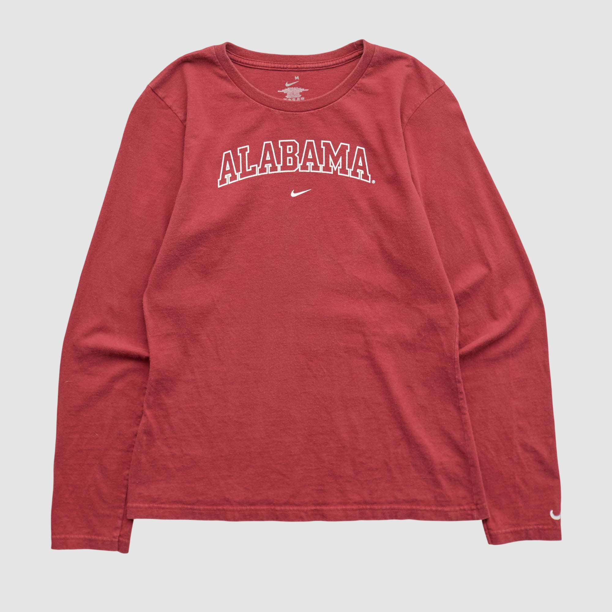 Alabama Crimson Tide Nike 2000s Long Sleeve T-shirt - Red - S