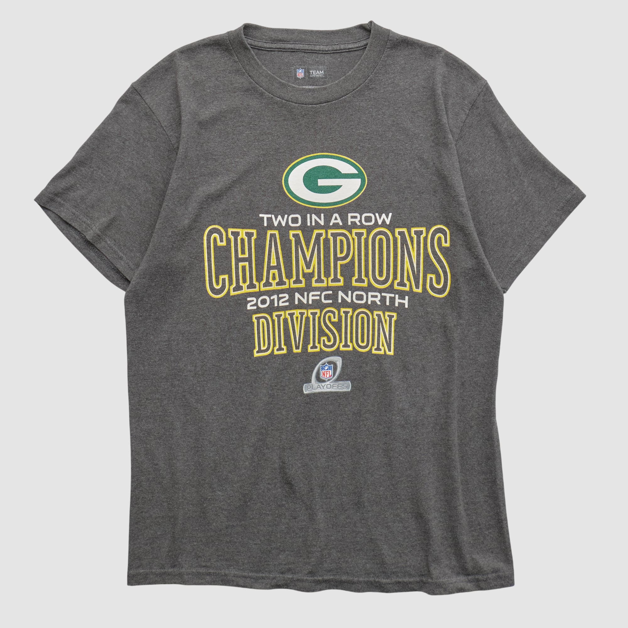 Green Bay Packers NFL 2012 T-shirt - Dark Heather Gray - S