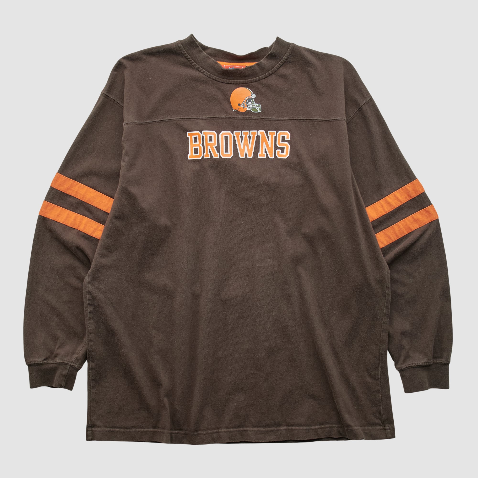 Cleveland Browns NFL 2000s Long Sleeve T-shirt - Brown - XL