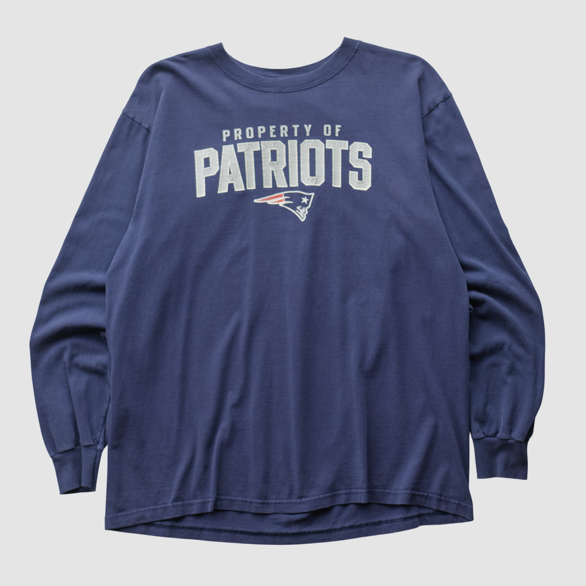 New England Patriots 2000s Long Sleeve T-shirt - Navy - M